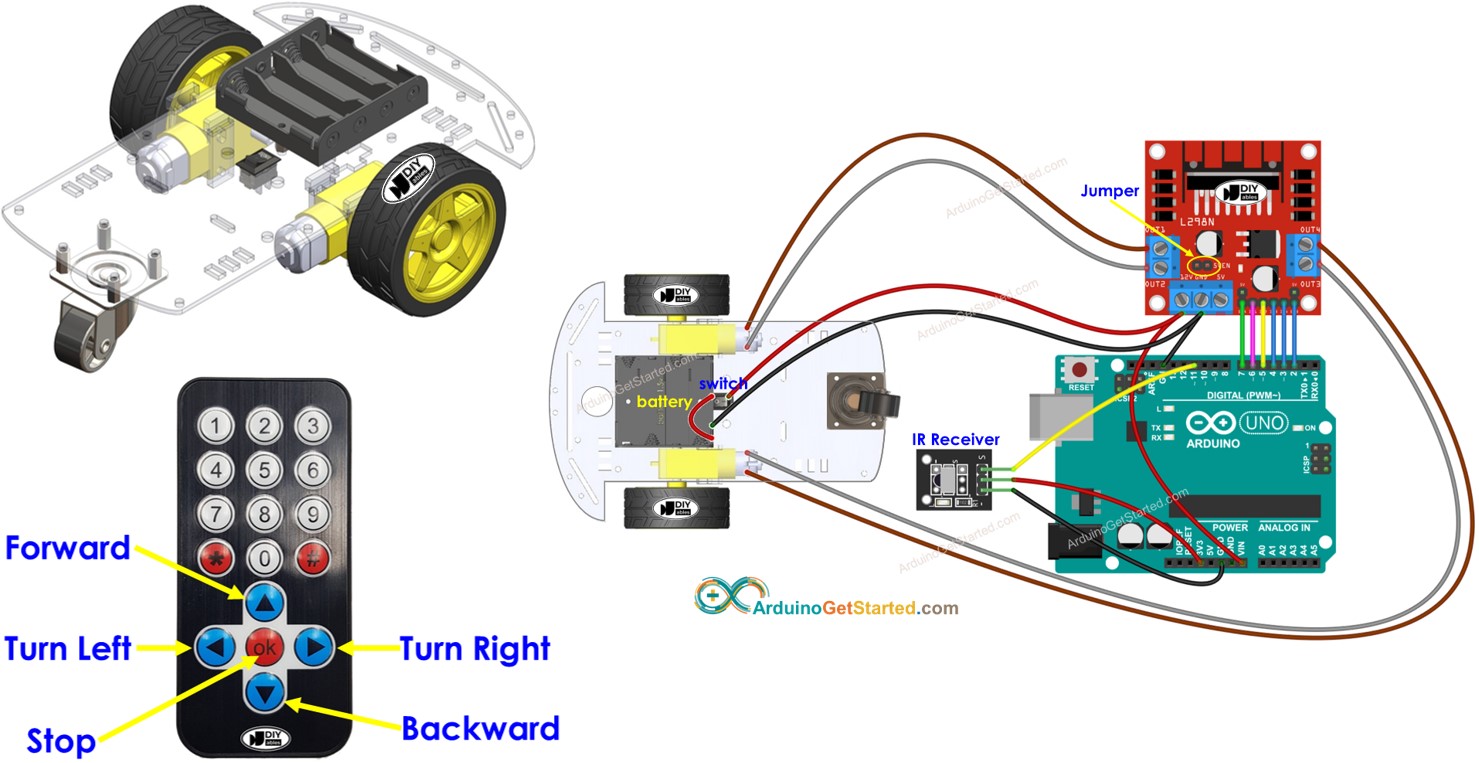 Arduino Roboter-Auto