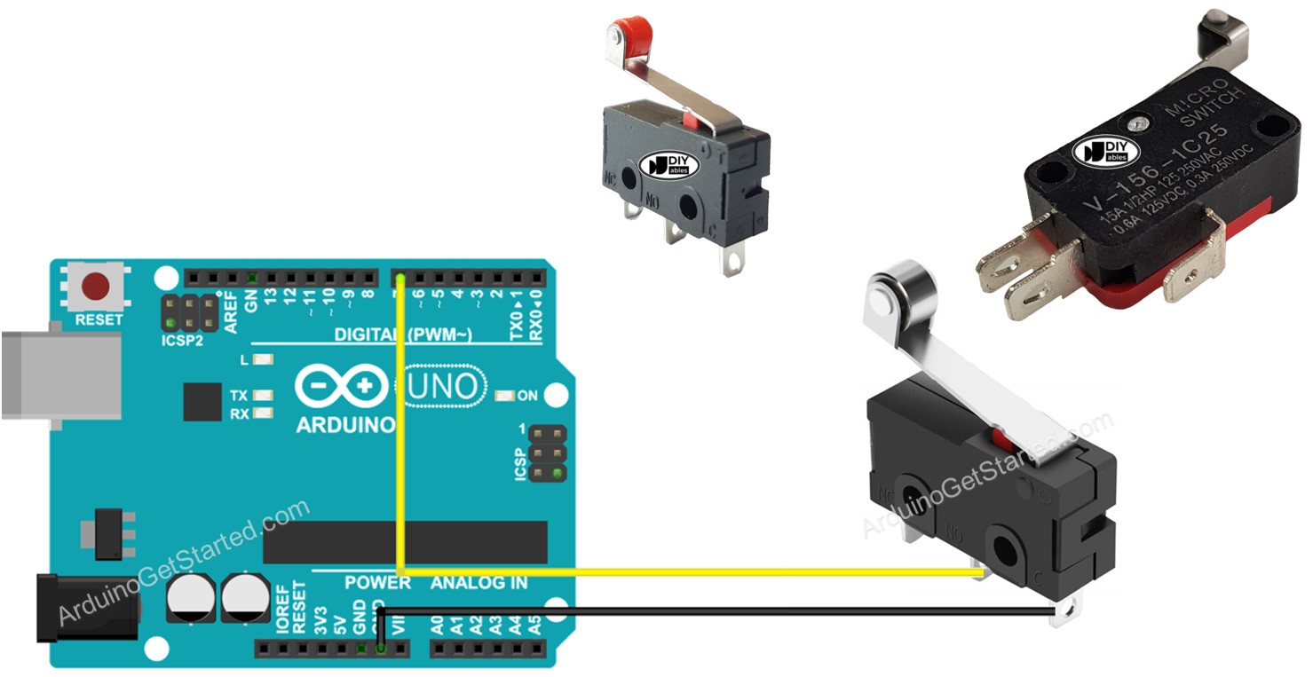Arduino mit Grenzschalter