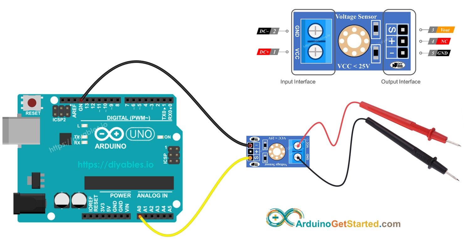 Arduino Spannungssensor