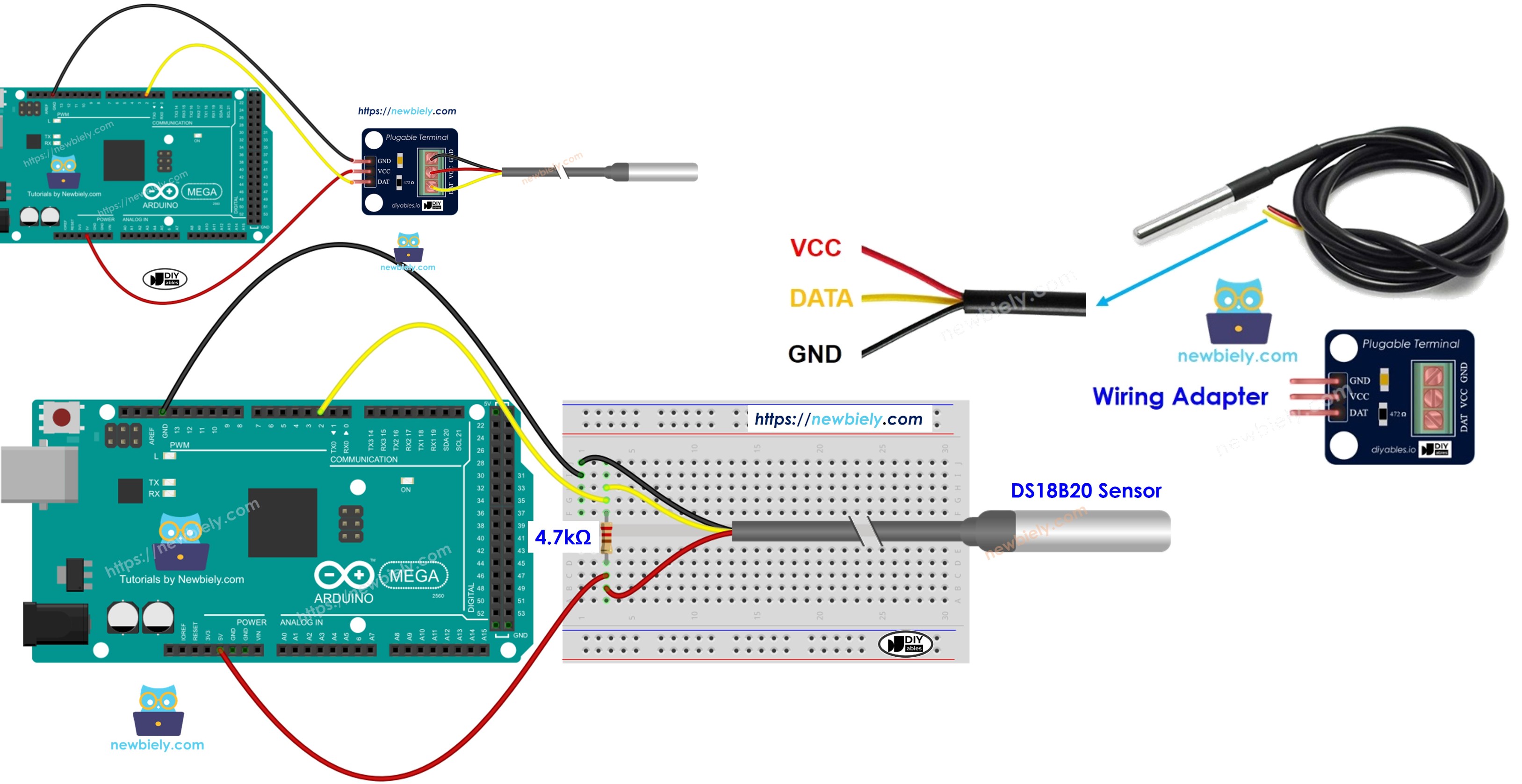 Arduino Mega Temperatursensor
