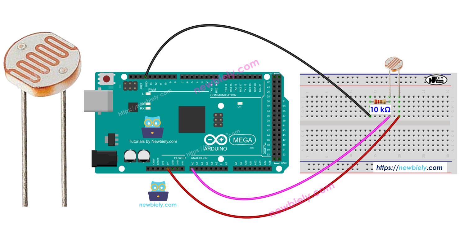 Arduino Mega Lichtsensor