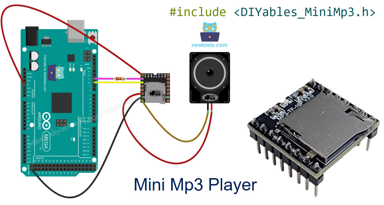 Arduino Mega Mini MP3-Player