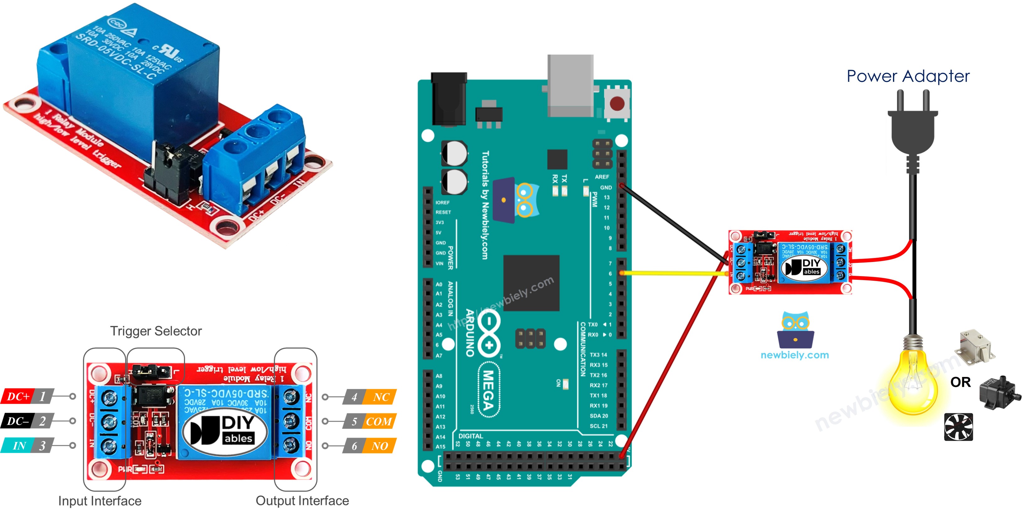 Arduino Mega und Relais