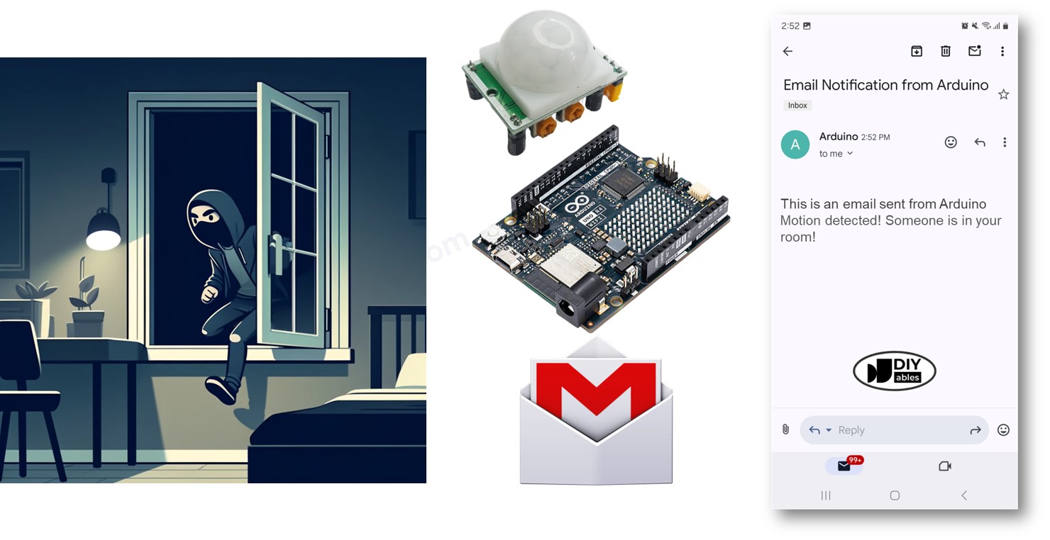 Arduino-Bewegungssensor-E-Mail-Benachrichtigung