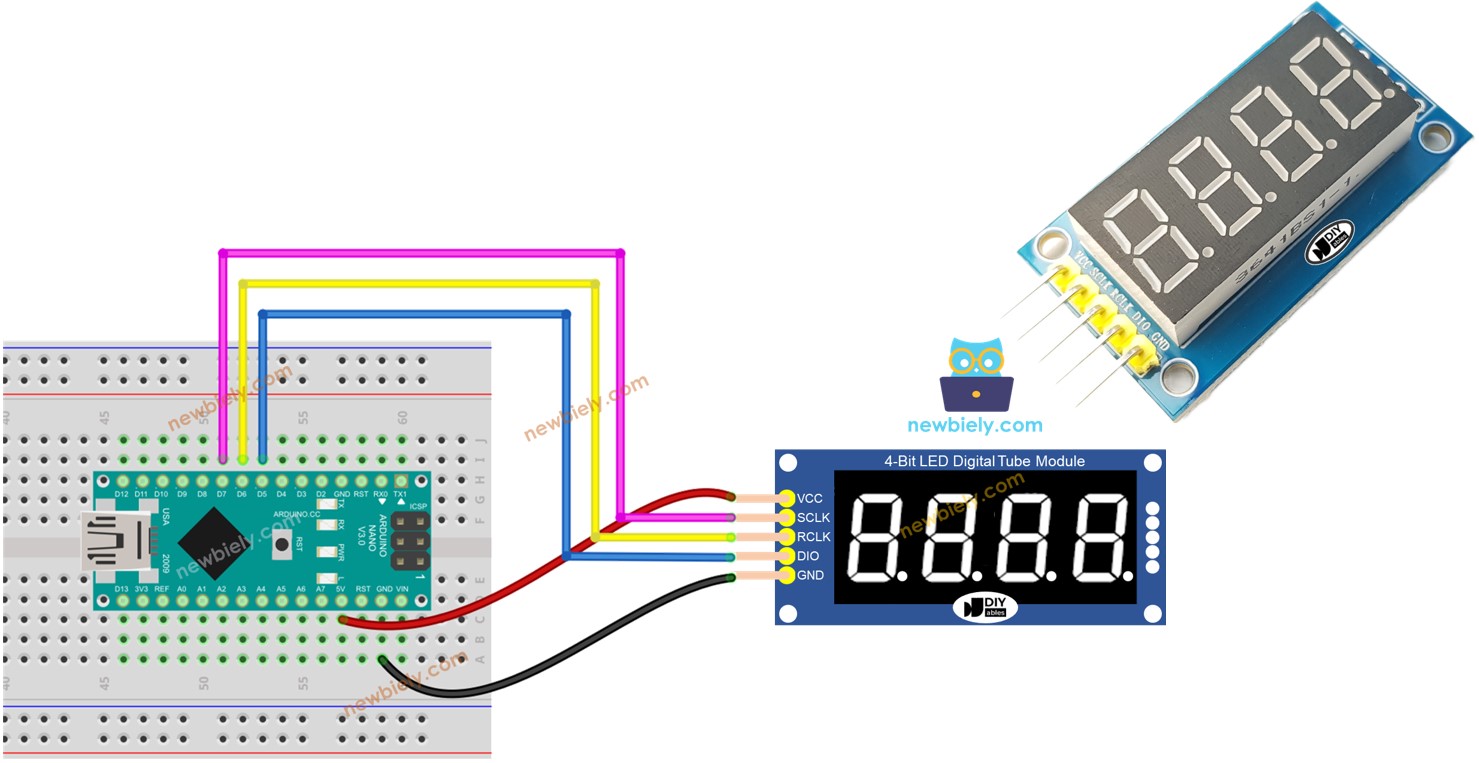 Arduino Nano 7-Segment-Anzeige