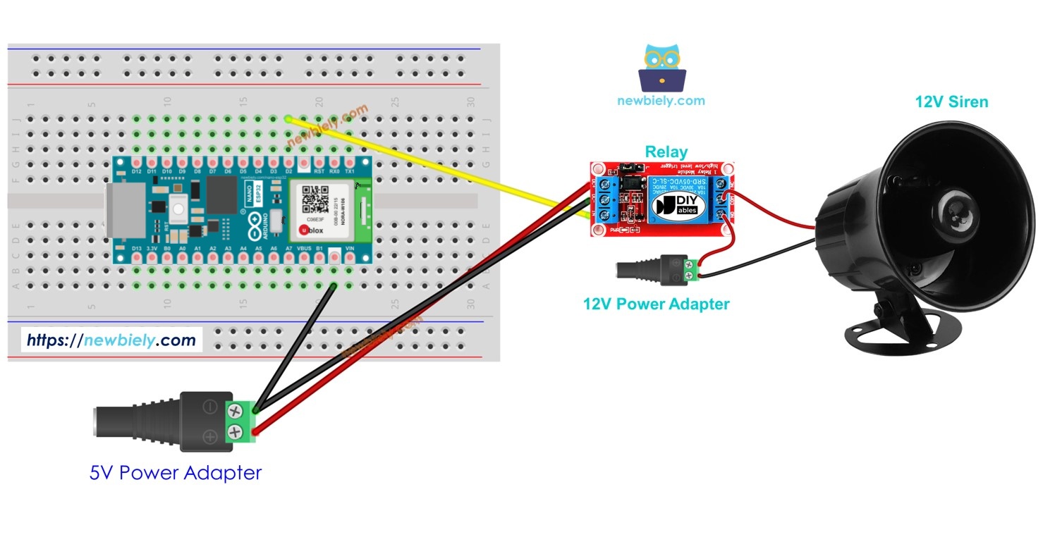 Arduino Nano ESP32 - Sirene