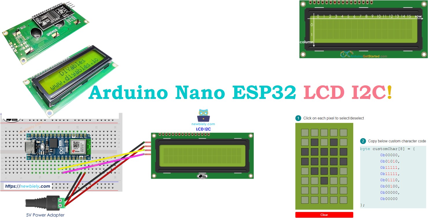 Arduino Nano ESP32 Display
