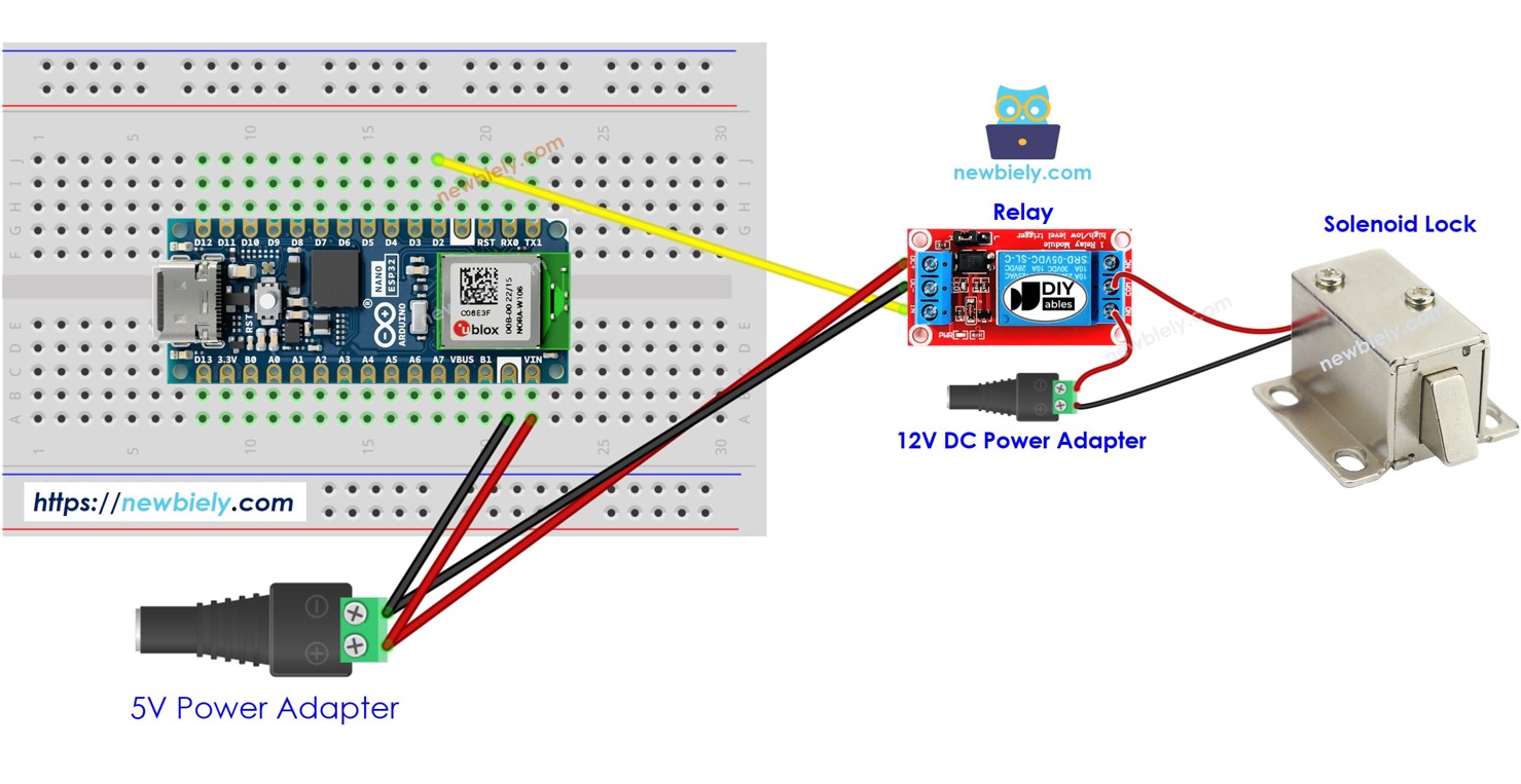 Arduino Nano ESP32 Türschloss