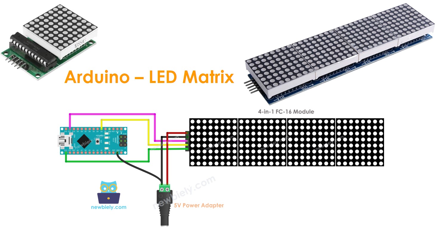 Arduino Nano LED-Matrix
