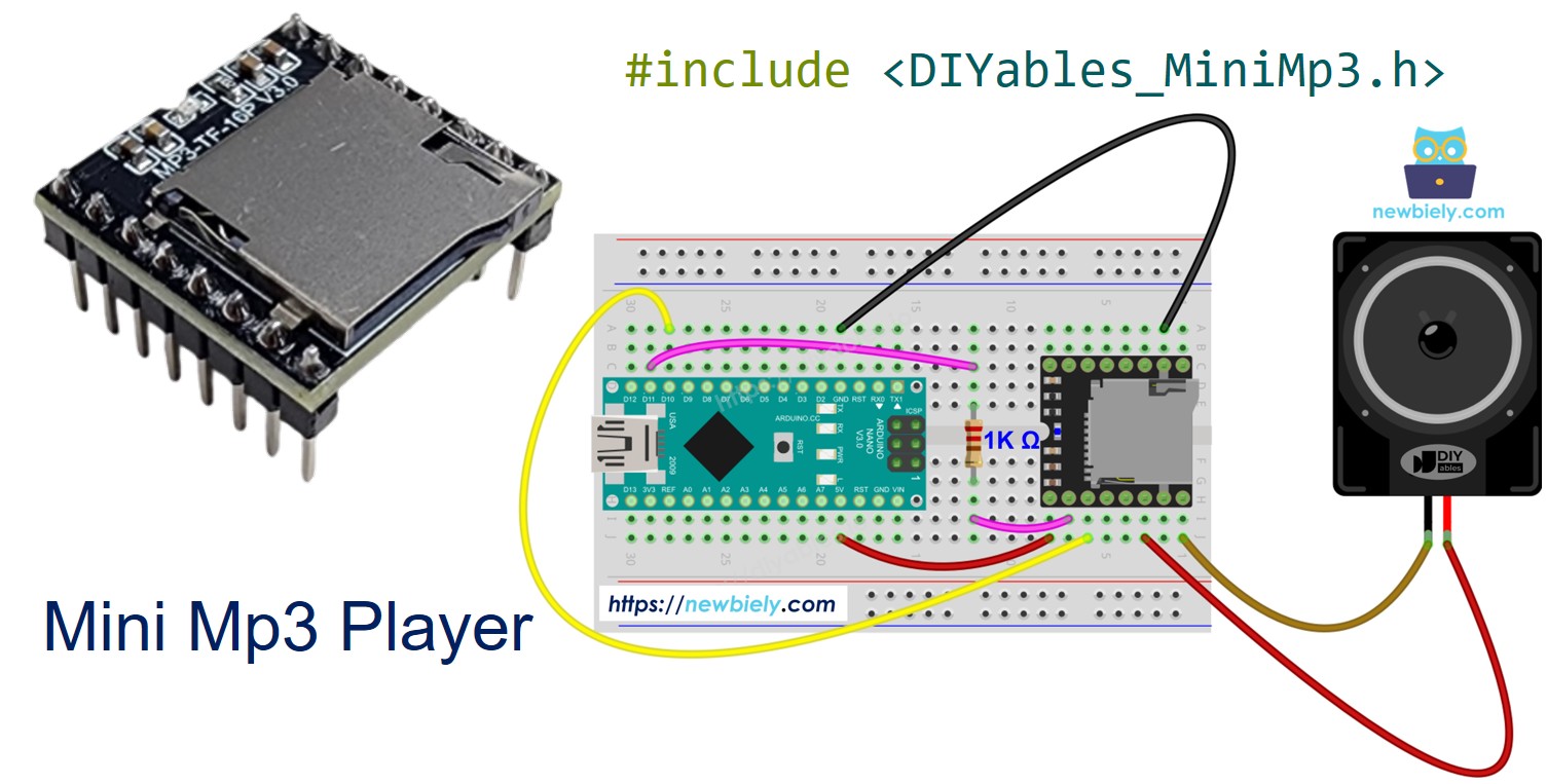 Arduino Nano Mini MP3-Player