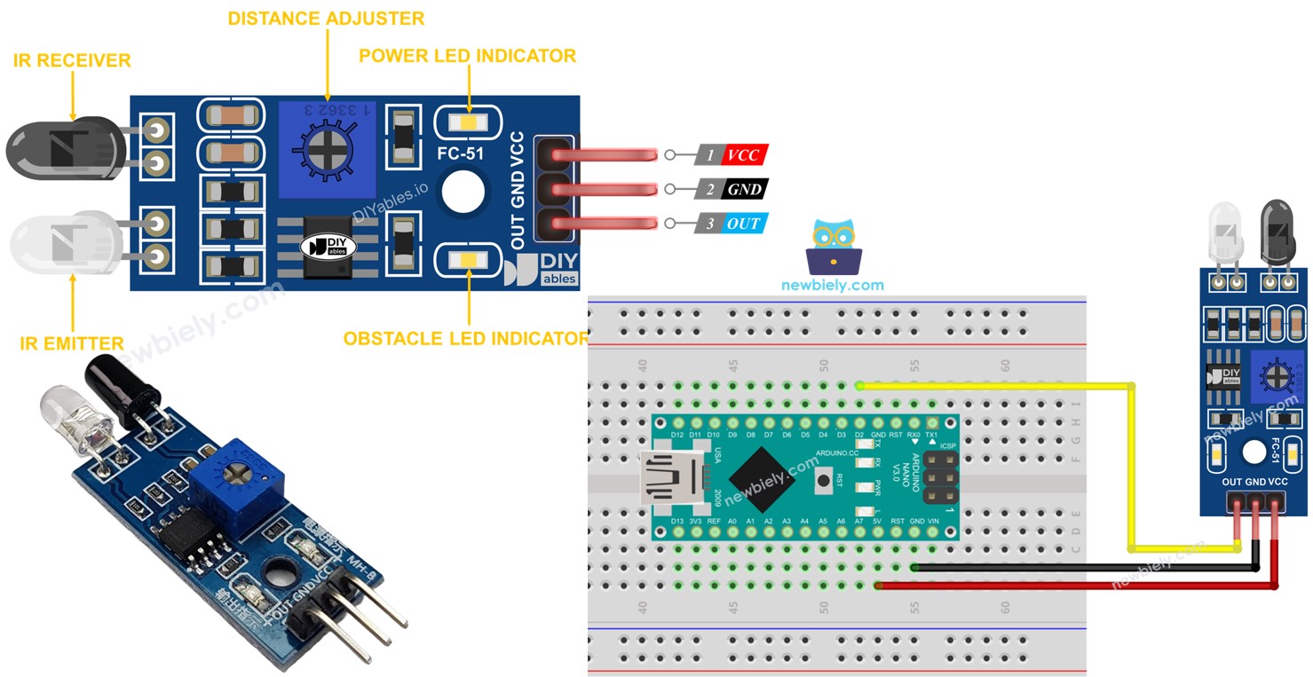 Arduino Nano Hinderniserkennungssensor