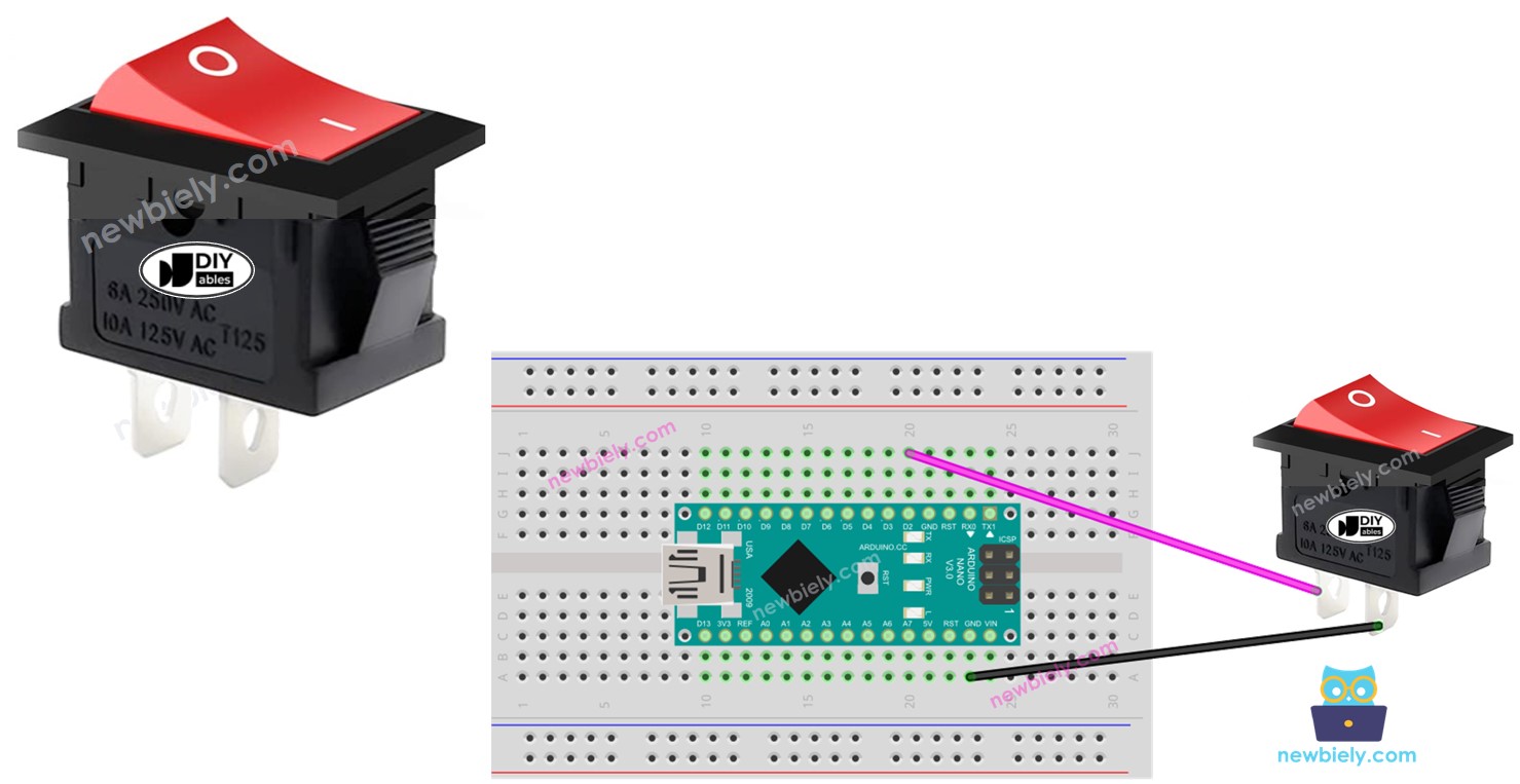 Arduino Nano Ein/Aus-Schalter