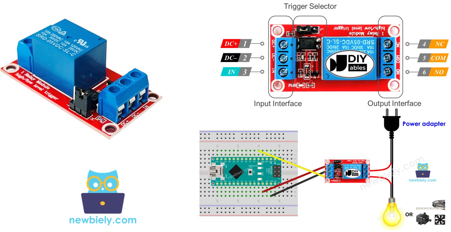 Arduino Nano Relais