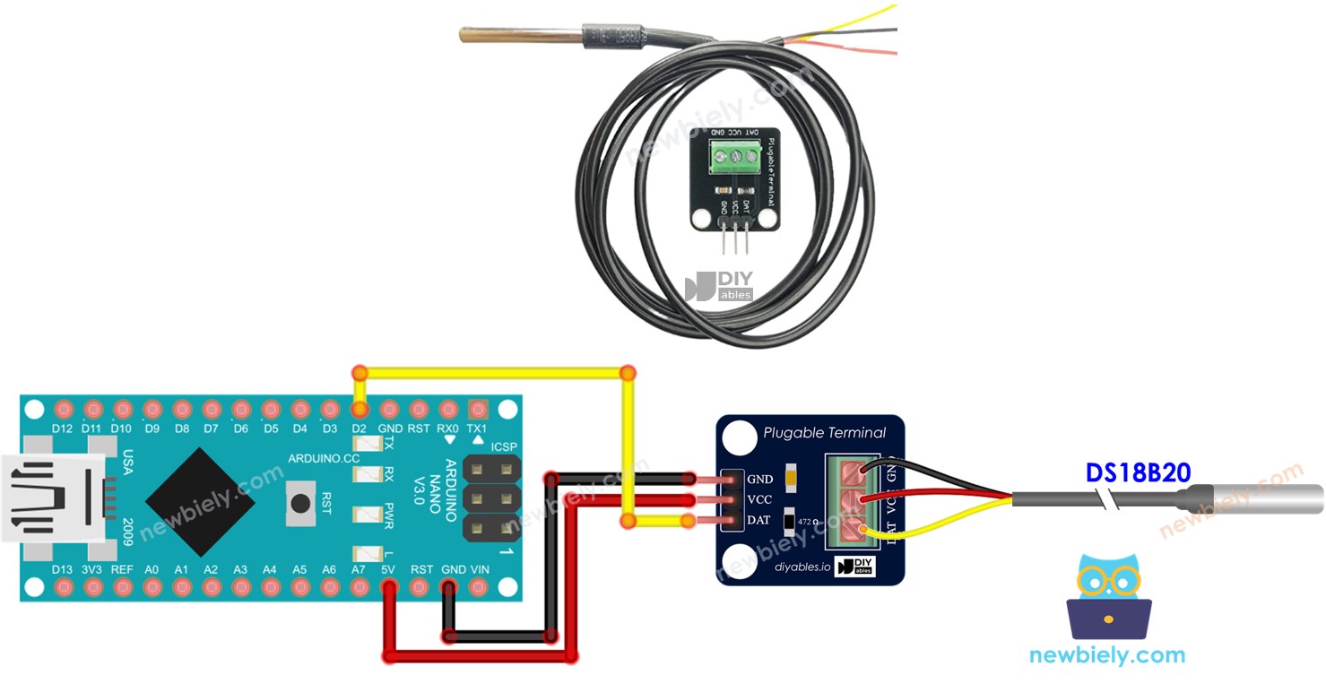 Arduino Nano Temperatursensor