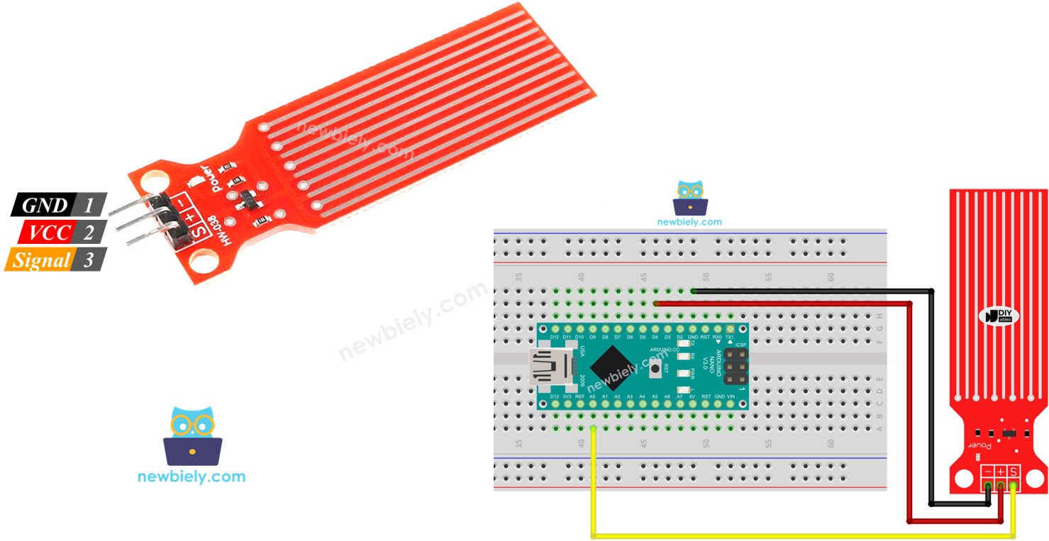 Arduino Nano Wasser/Flüssigkeit
