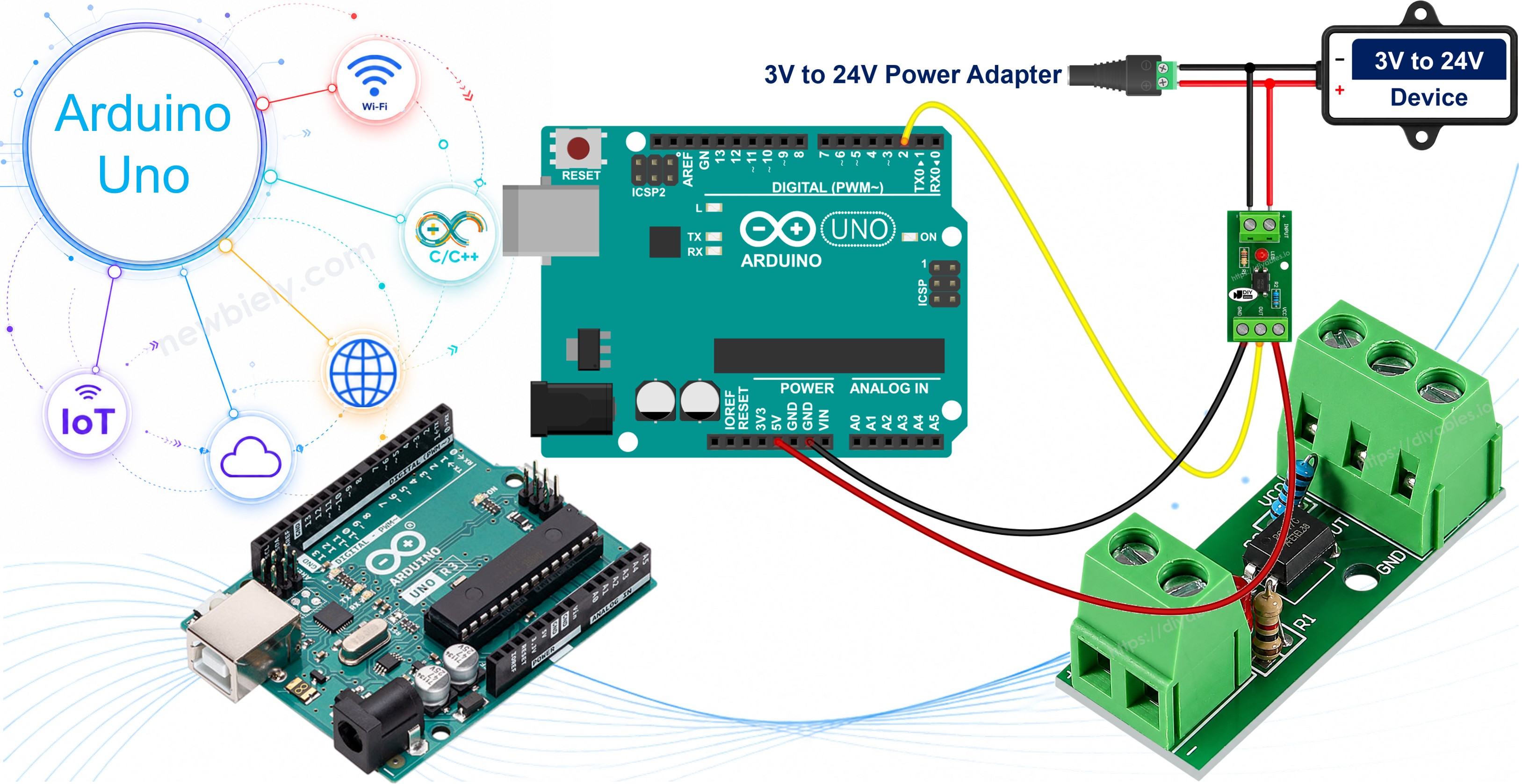 Arduino PC817 Optokoppler