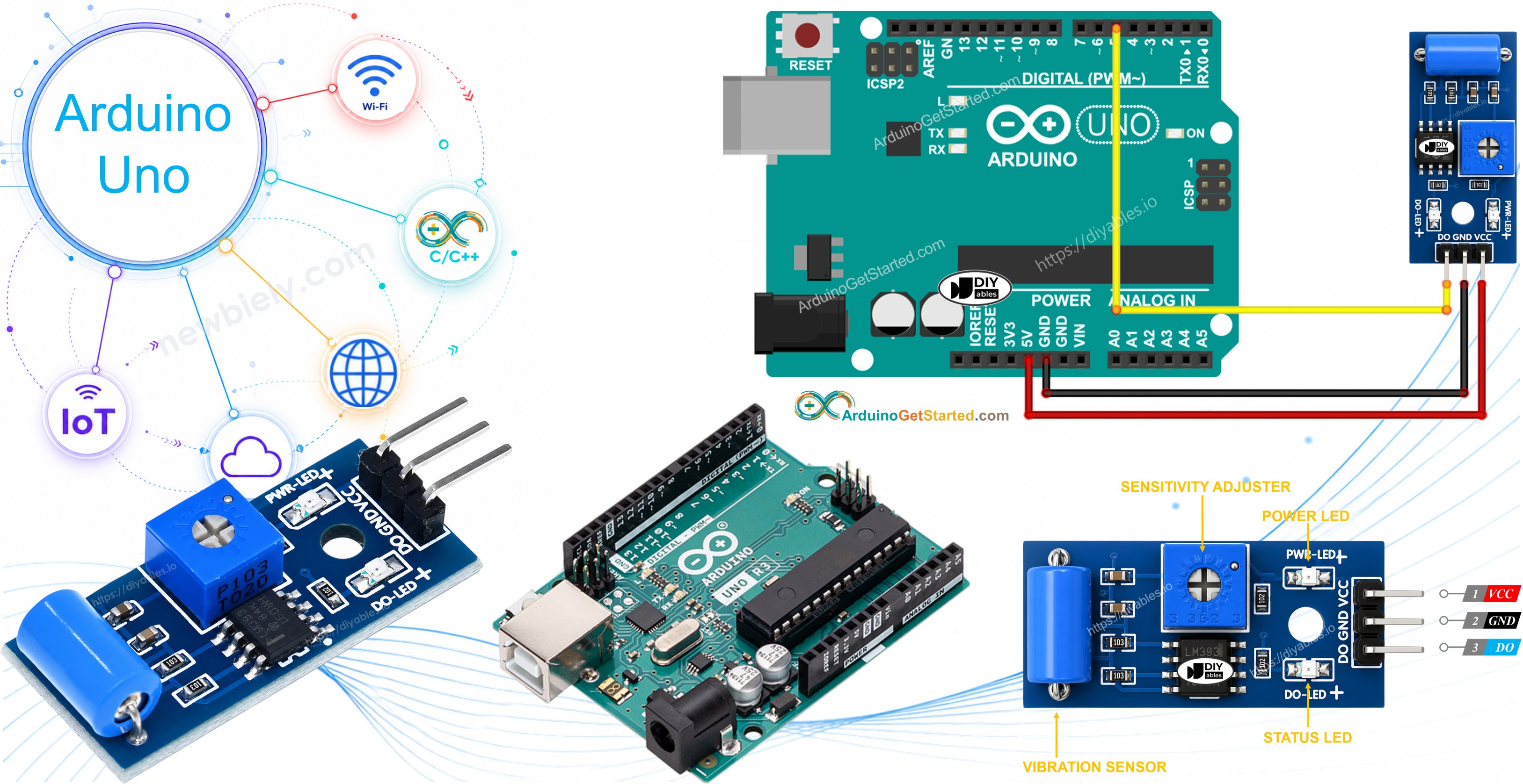 Arduino SW-420 Vibrationssensor