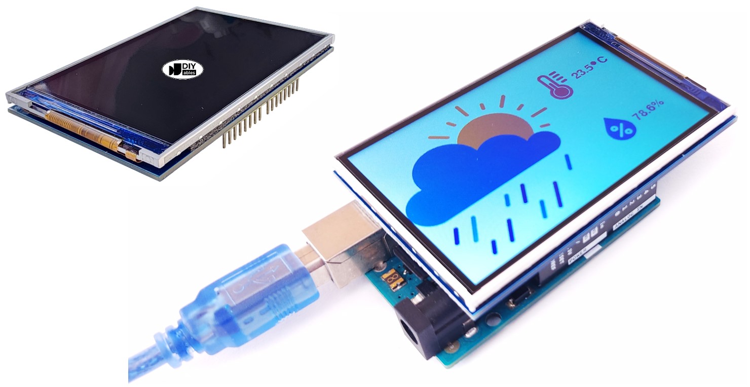 Arduino TFT-LCD-Display I2C-Display