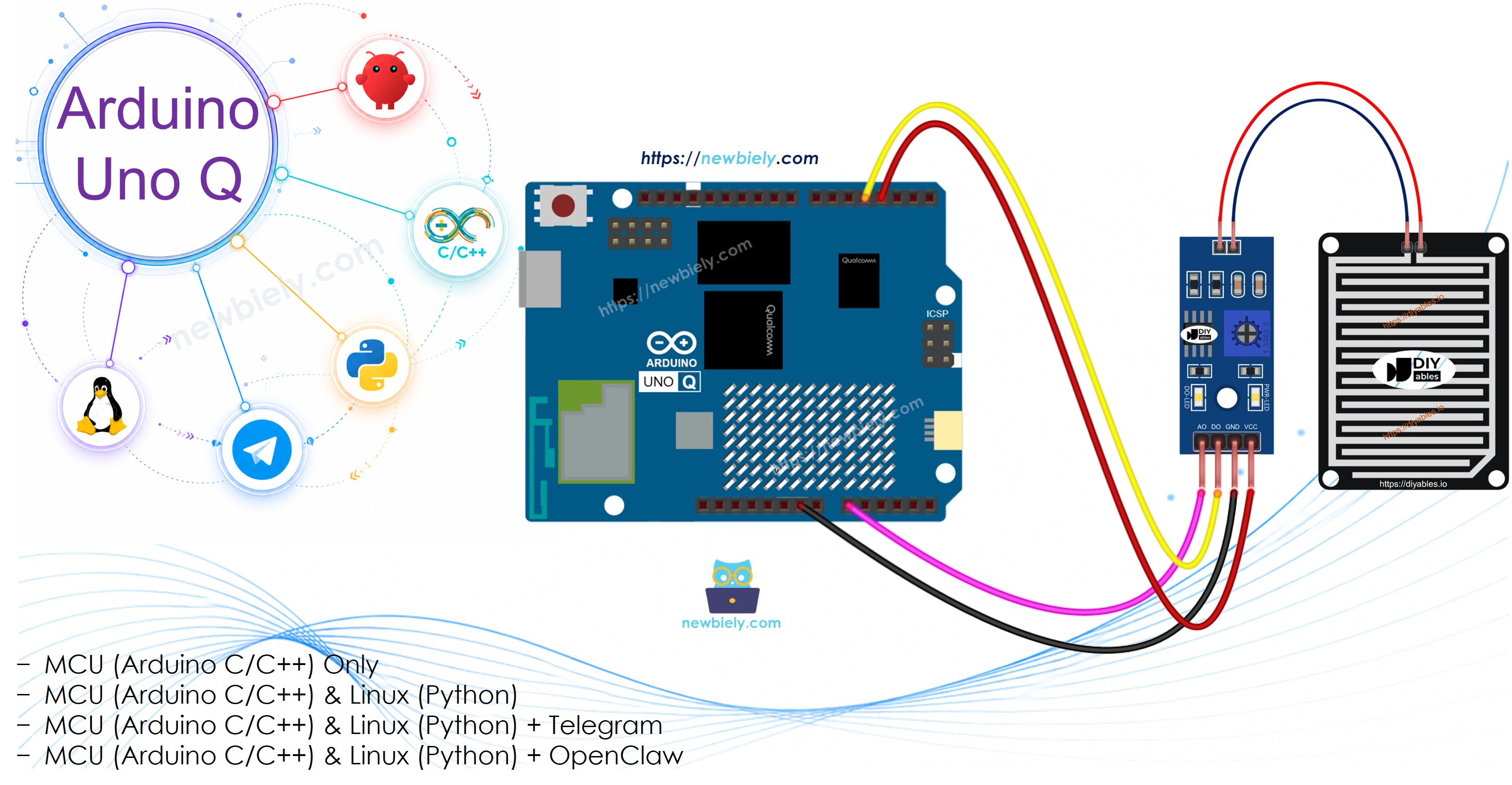 Arduino UNO Q Regensensor
