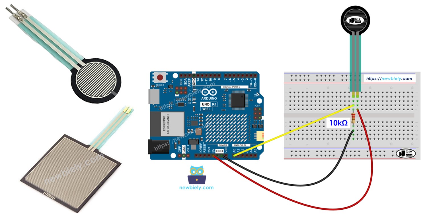Arduino Uno R4 Kraftsensor