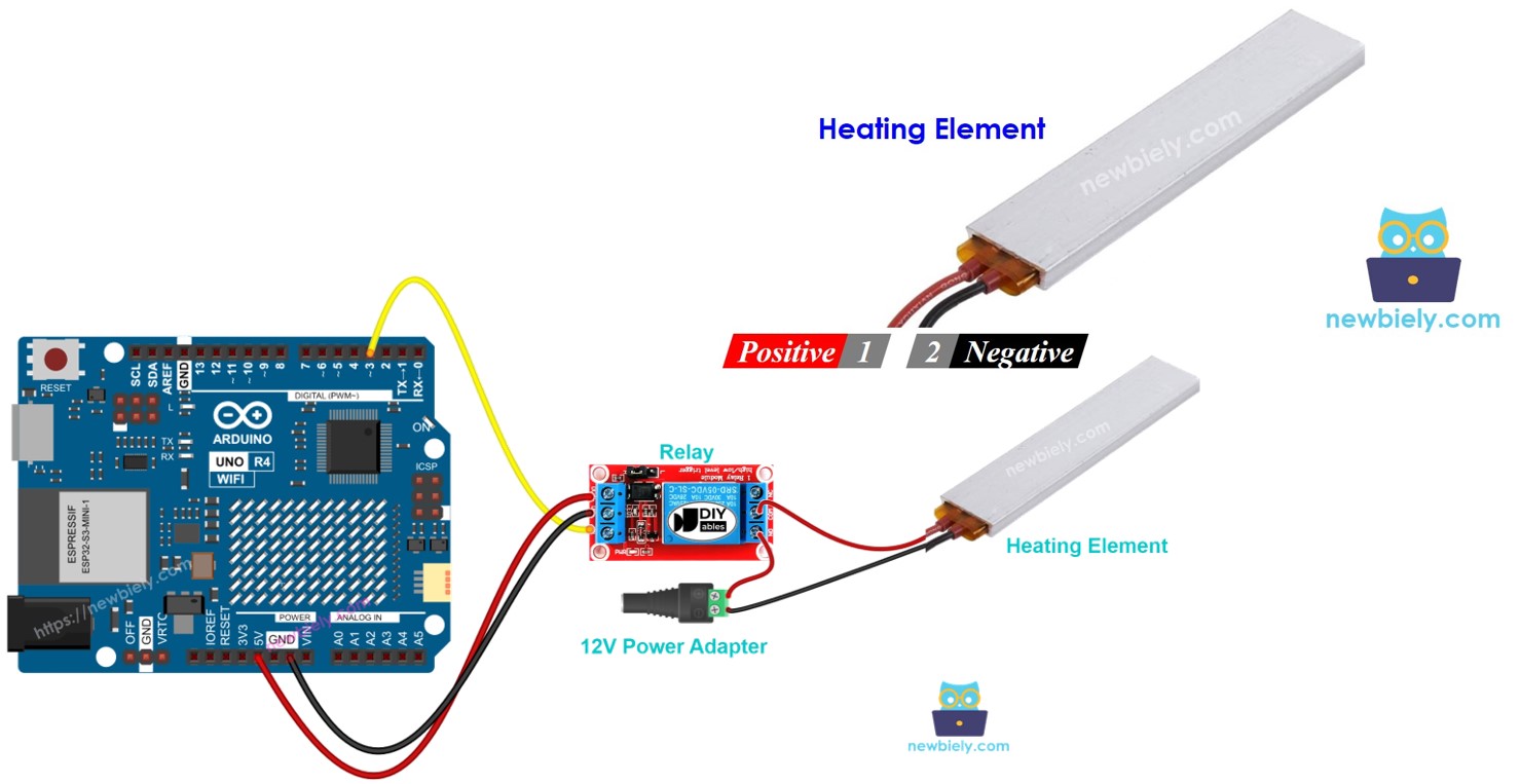 Arduino UNO R4 Heizelement