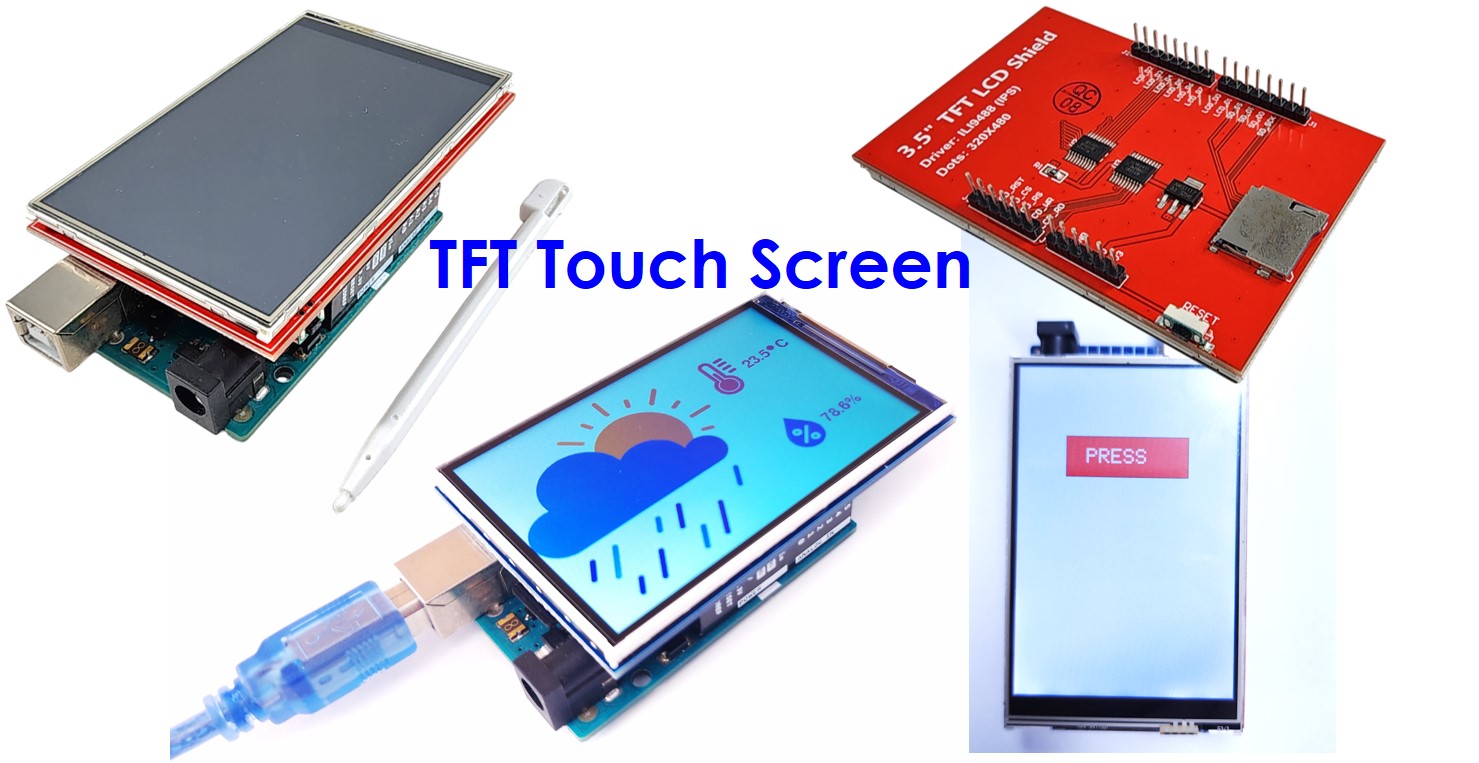 Arduino UNO R4 TFT-LCD-Touchscreen