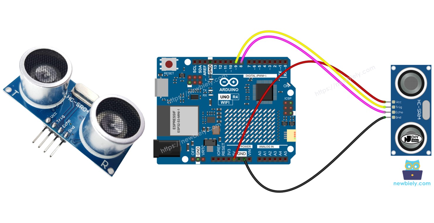 Arduino Uno R4 Ultraschallsensor