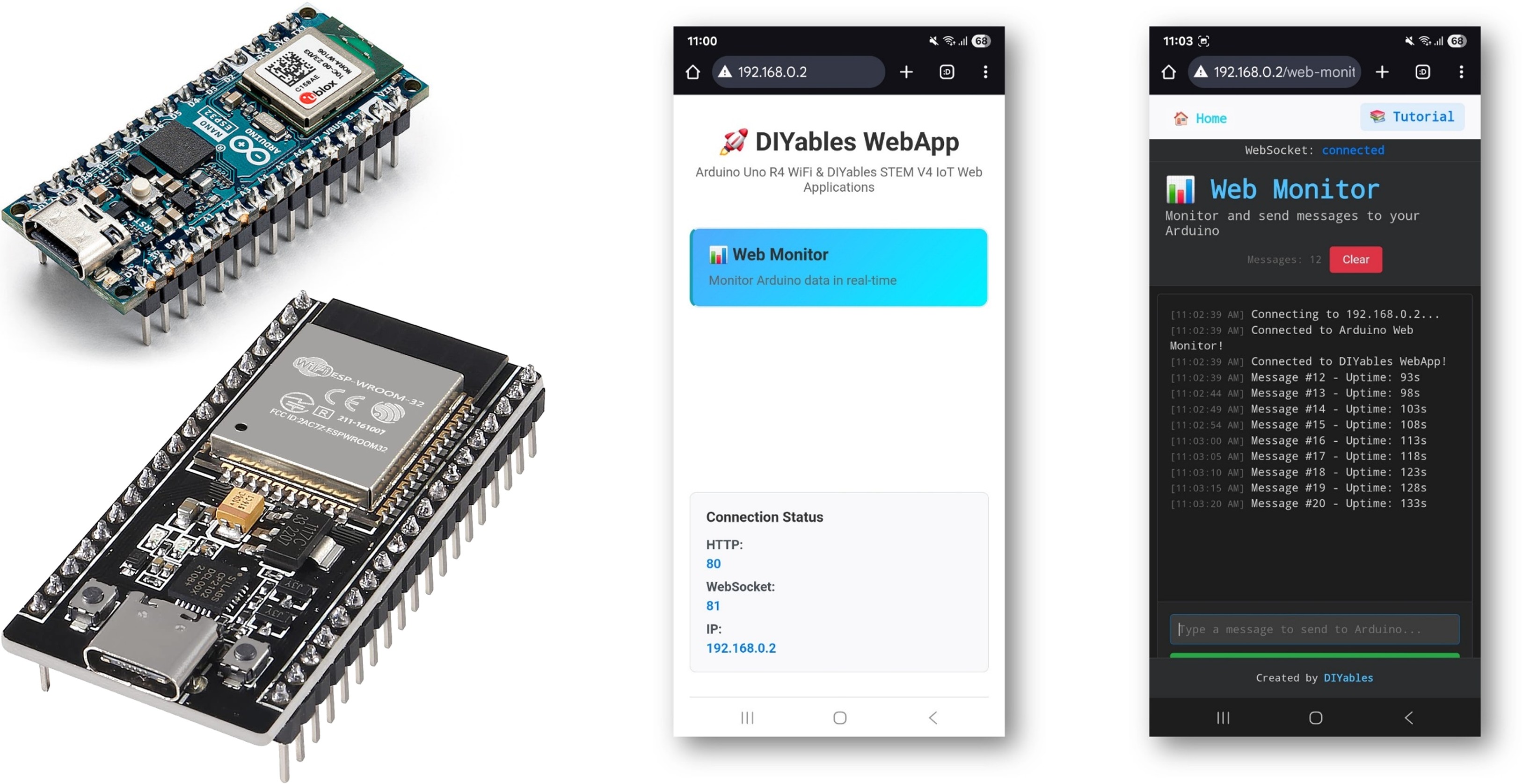 Arduino WebMonitor-Beispiel – Webbasierter Seriemonitor-Tutorial