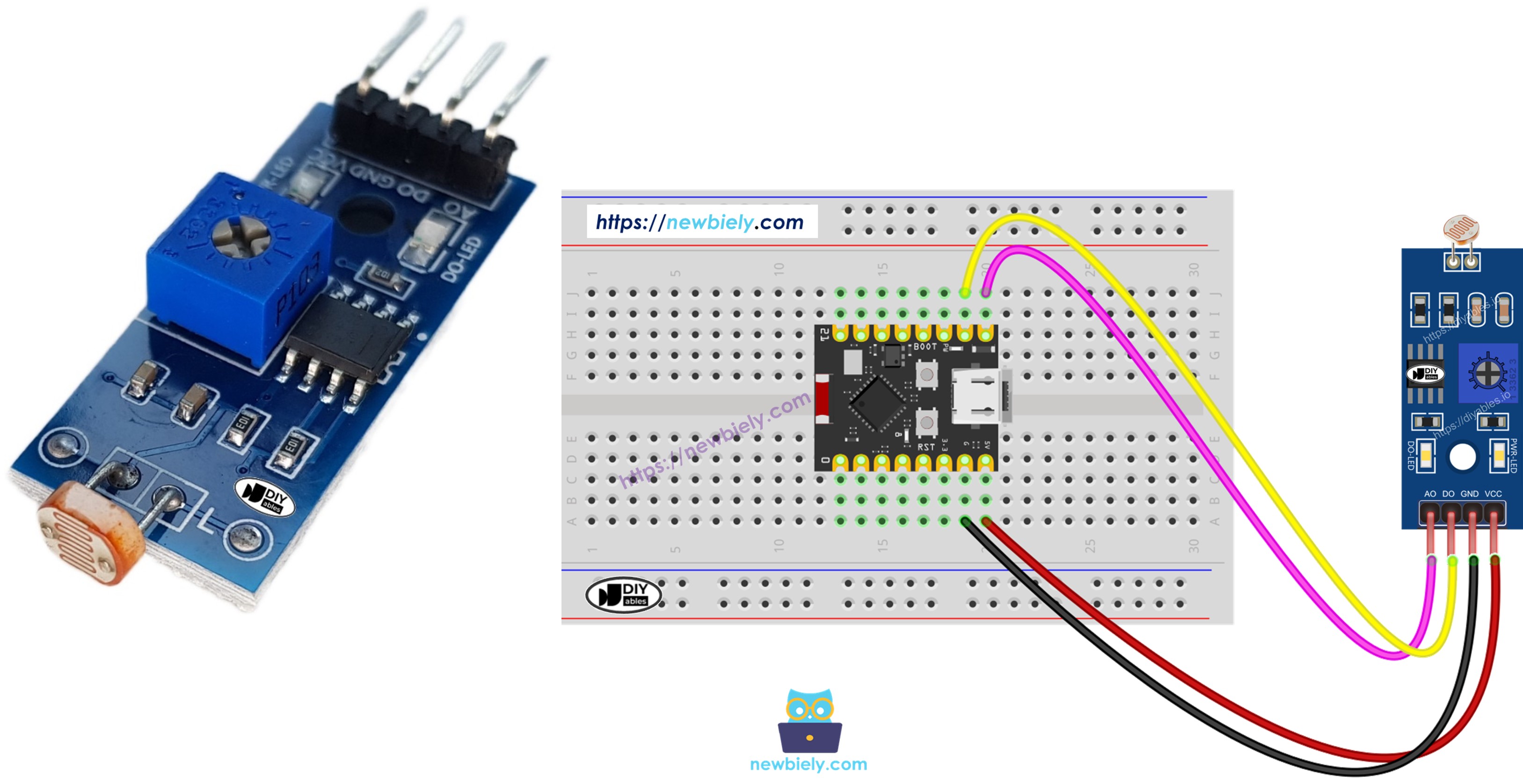 ESP32 C3 Super Mini - LDR-Modul