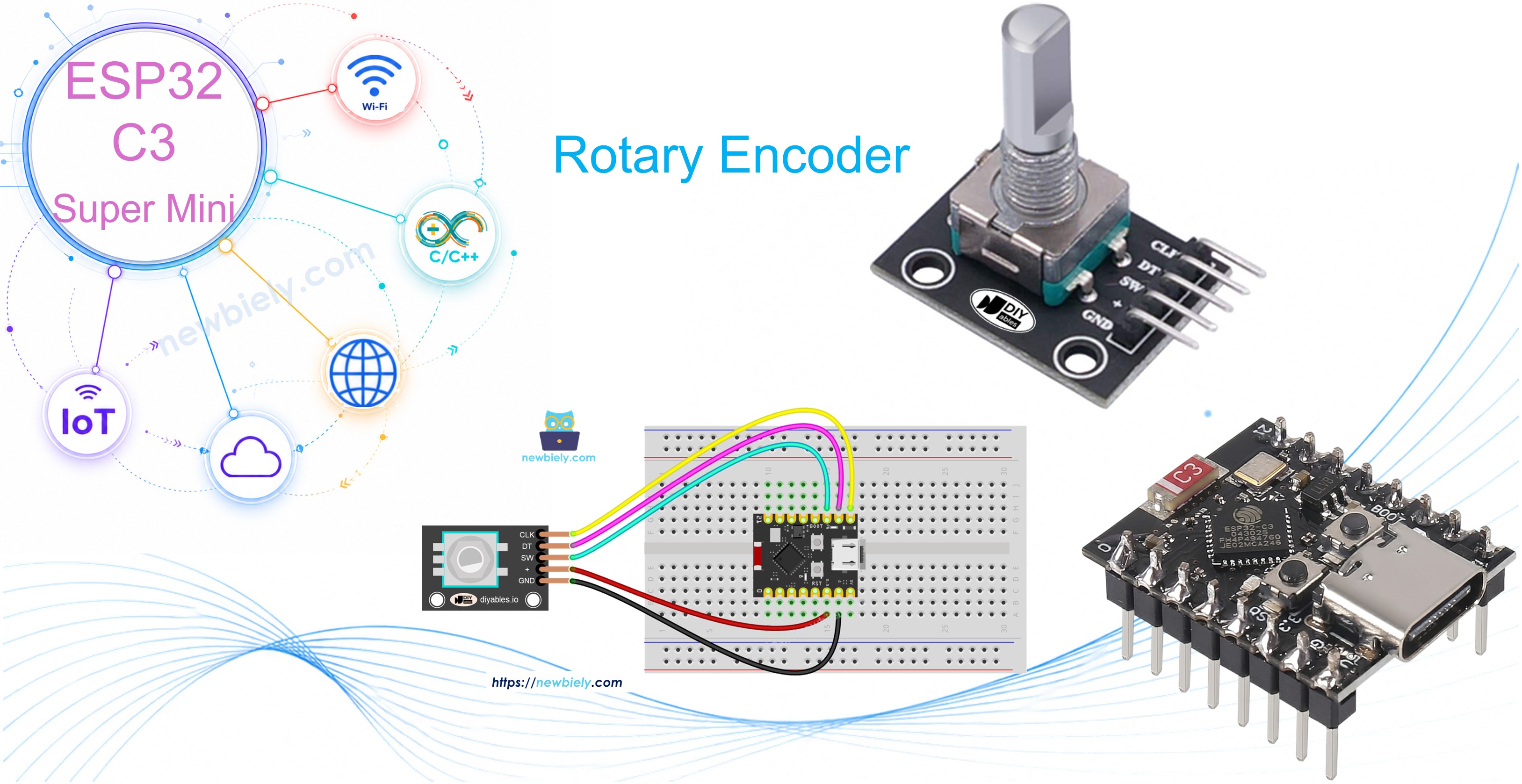 ESP32 C3 Super Mini Drehgeber