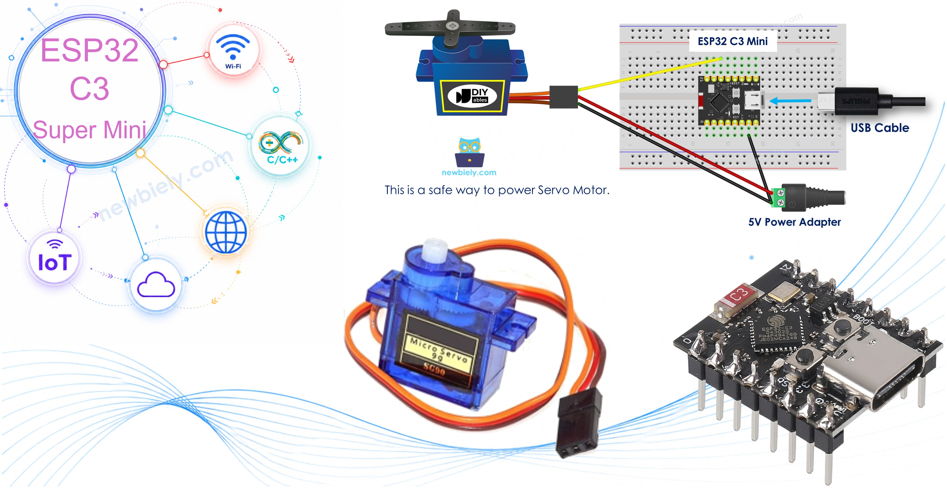 ESP32 C3 Super Mini Servo-Motor