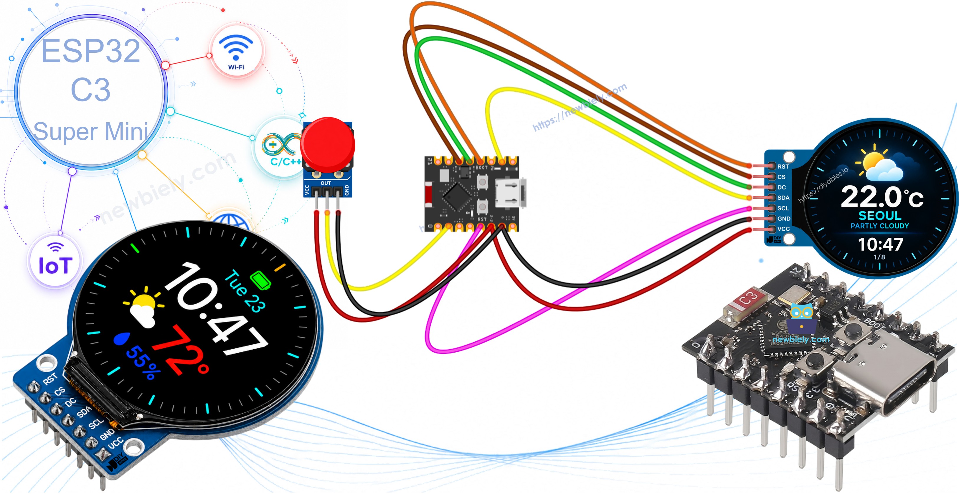 ESP32 C3 Super Mini - Intelligente Wetterstation