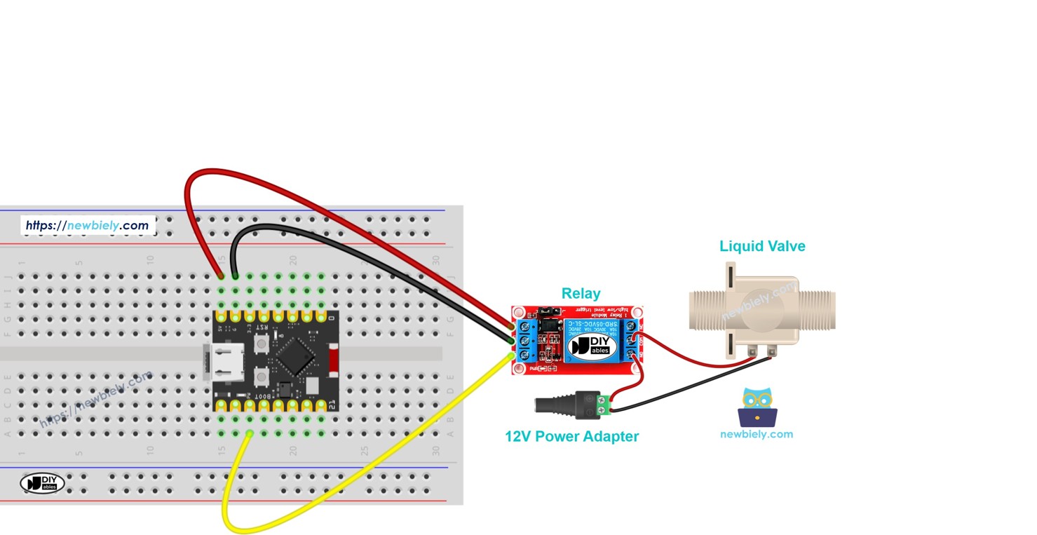 ESP32 C3 Super Mini - Wasser-/Flüssigkeitsventil