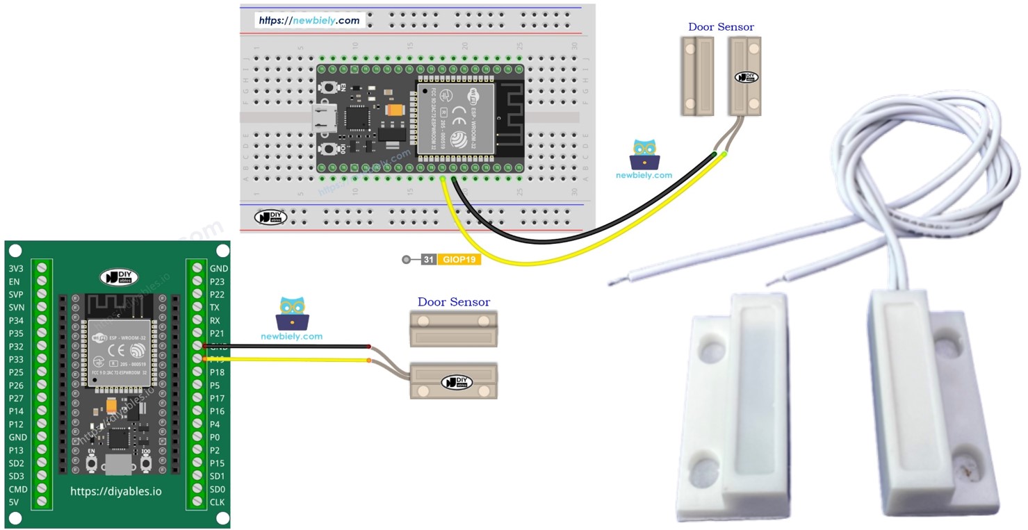 ESP32 Türsensor
