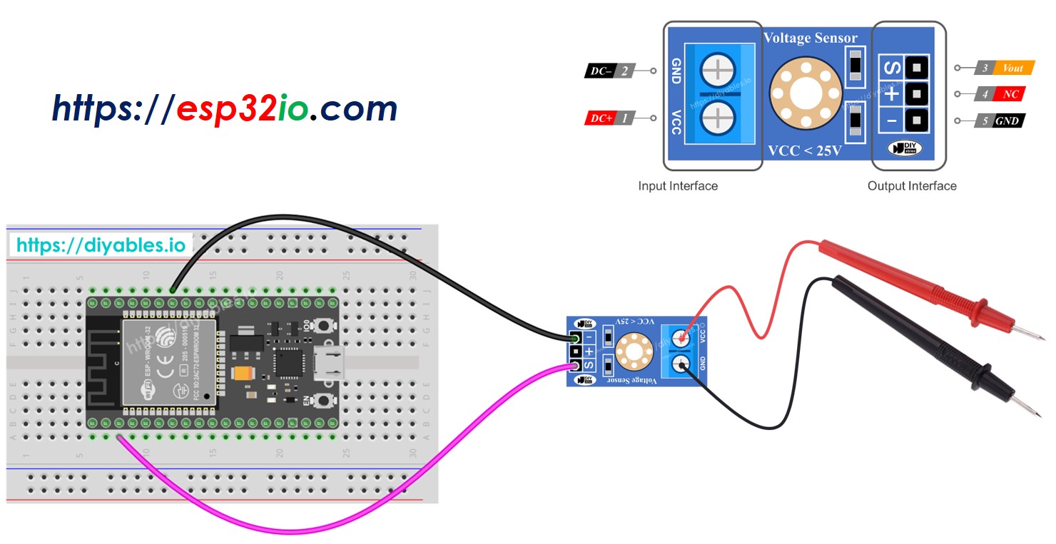 ESP32 Spannungssensor