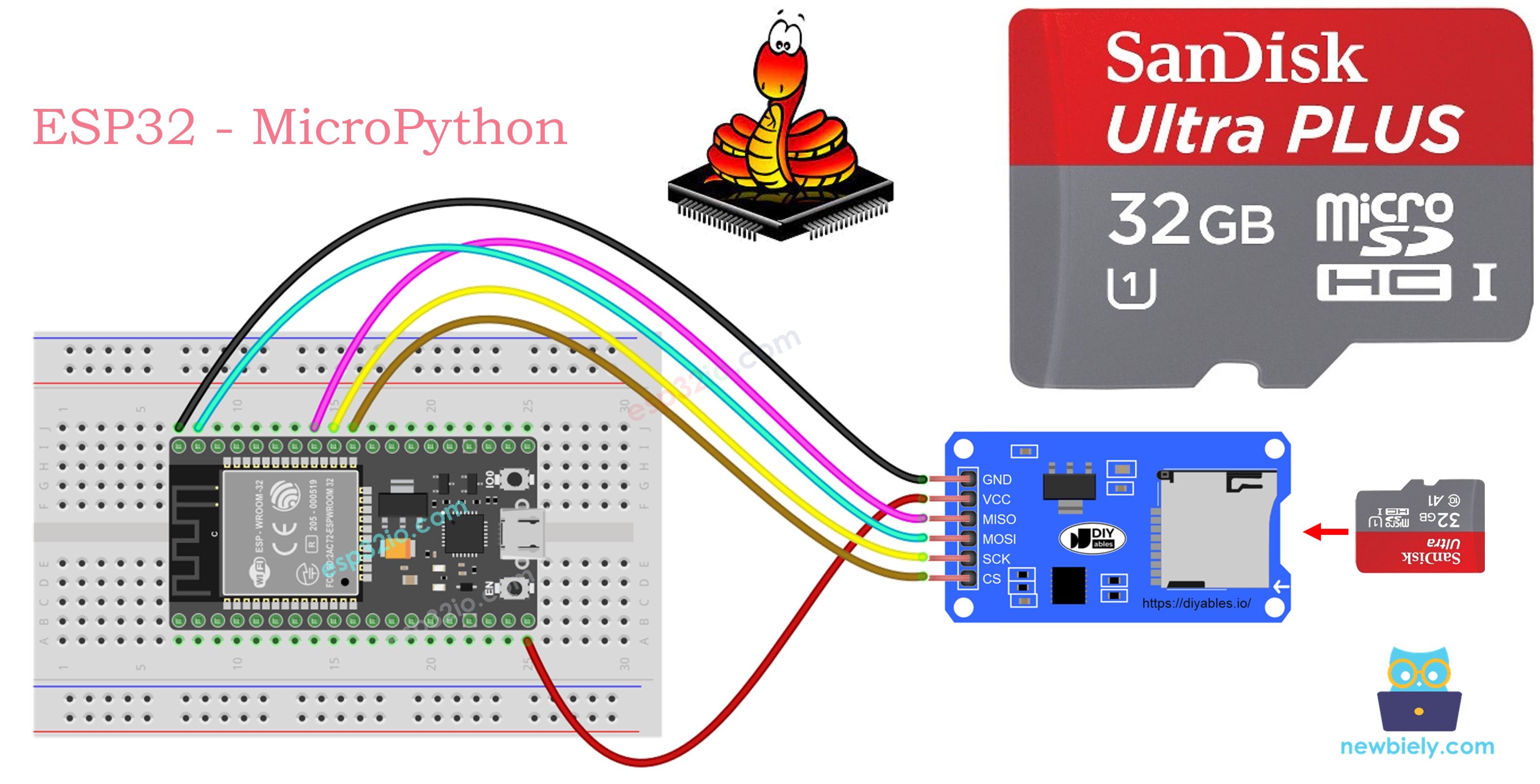 ESP32 MicroPython SD-Karte