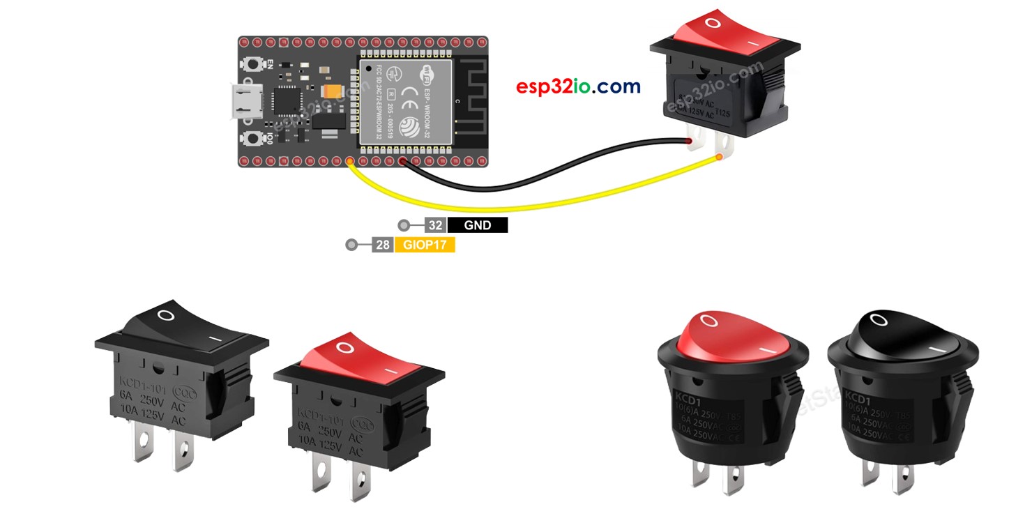 ESP32 EIN/AUS-Schalter