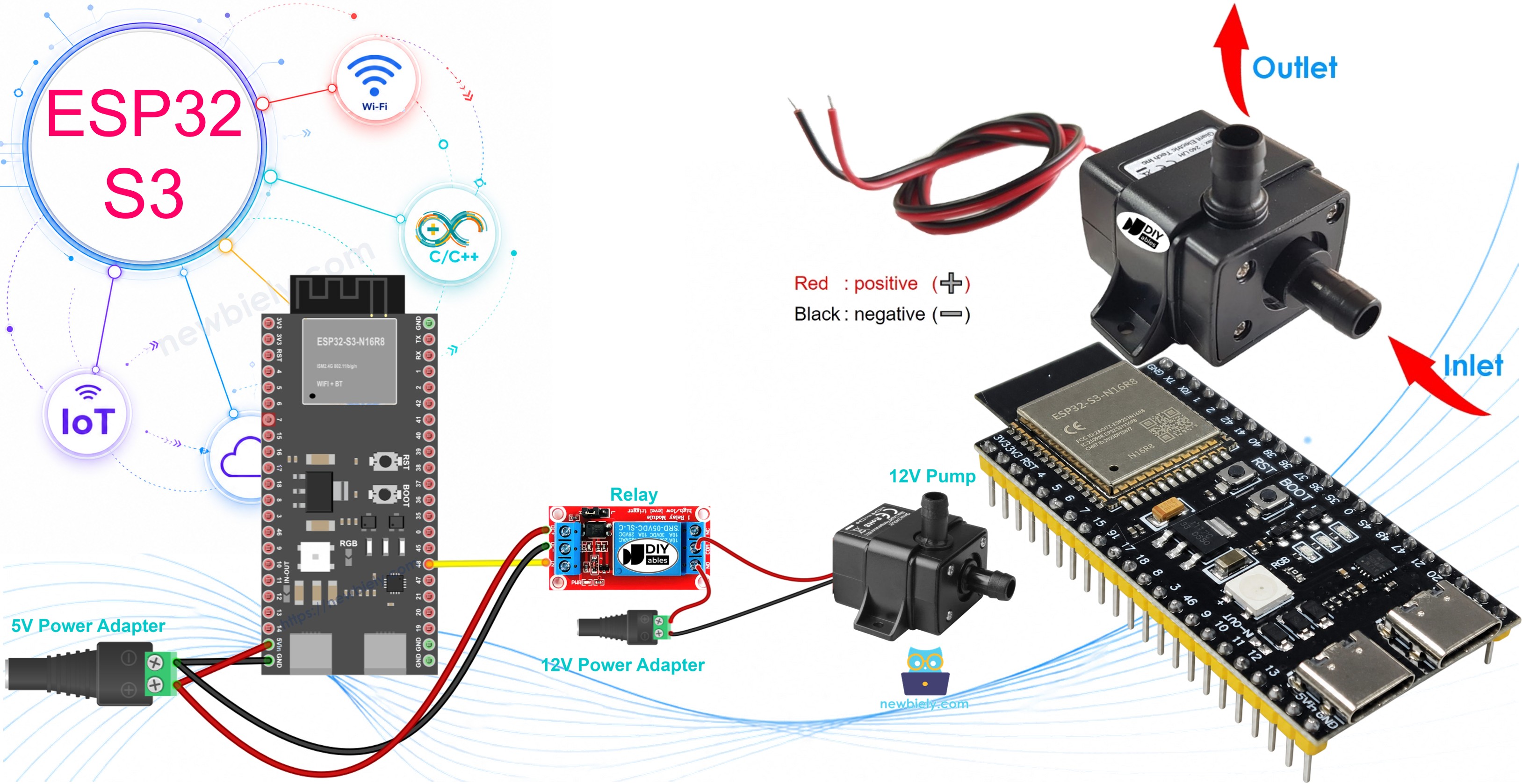 ESP32 S3 - Pumpe steuern