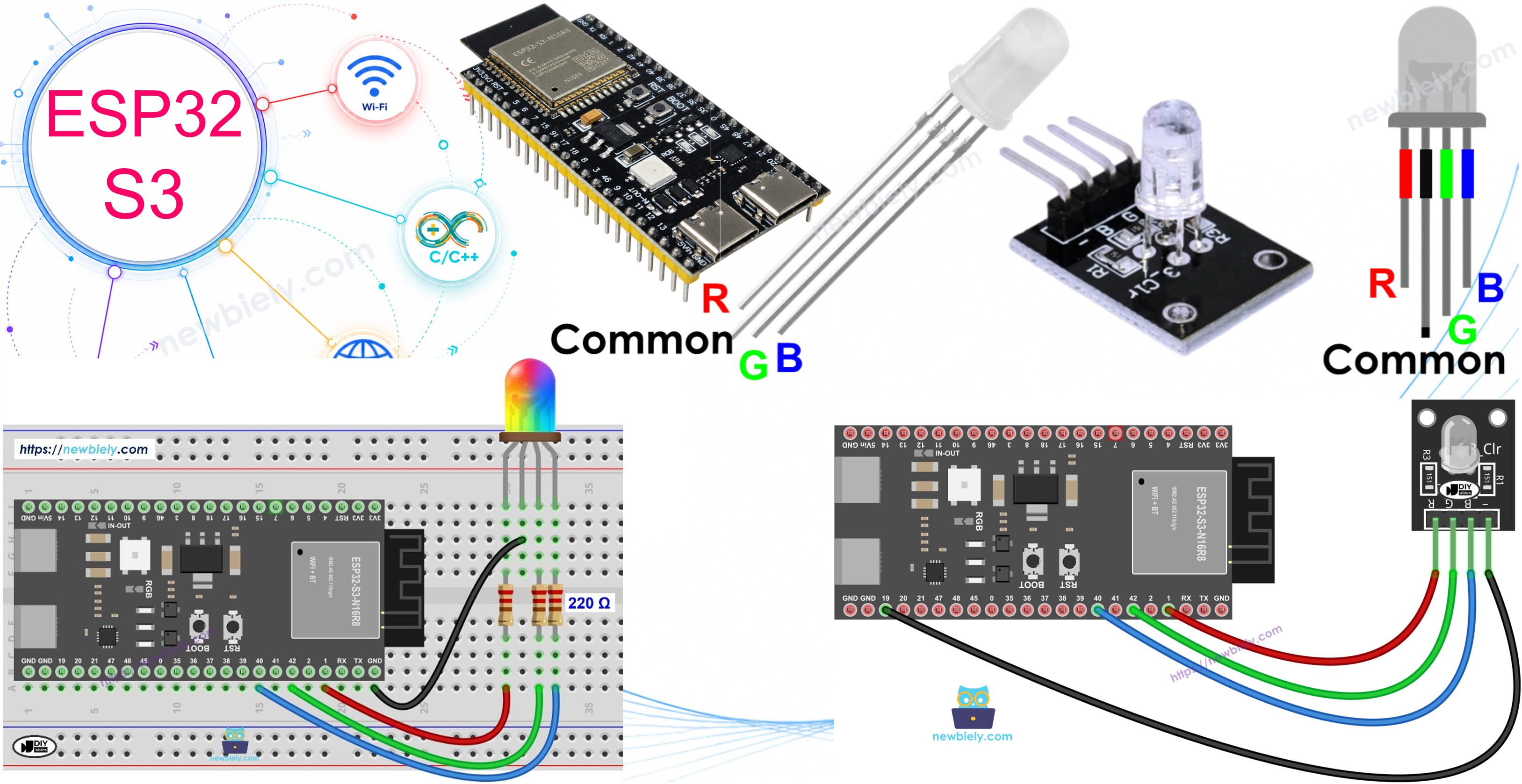 ESP32 S3 - RGB-LED