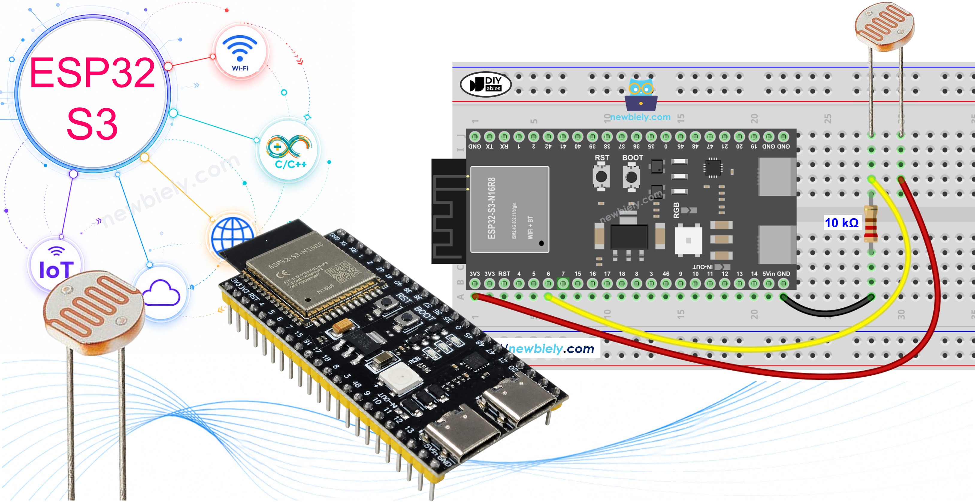 ESP32 S3 Lichtsensor
