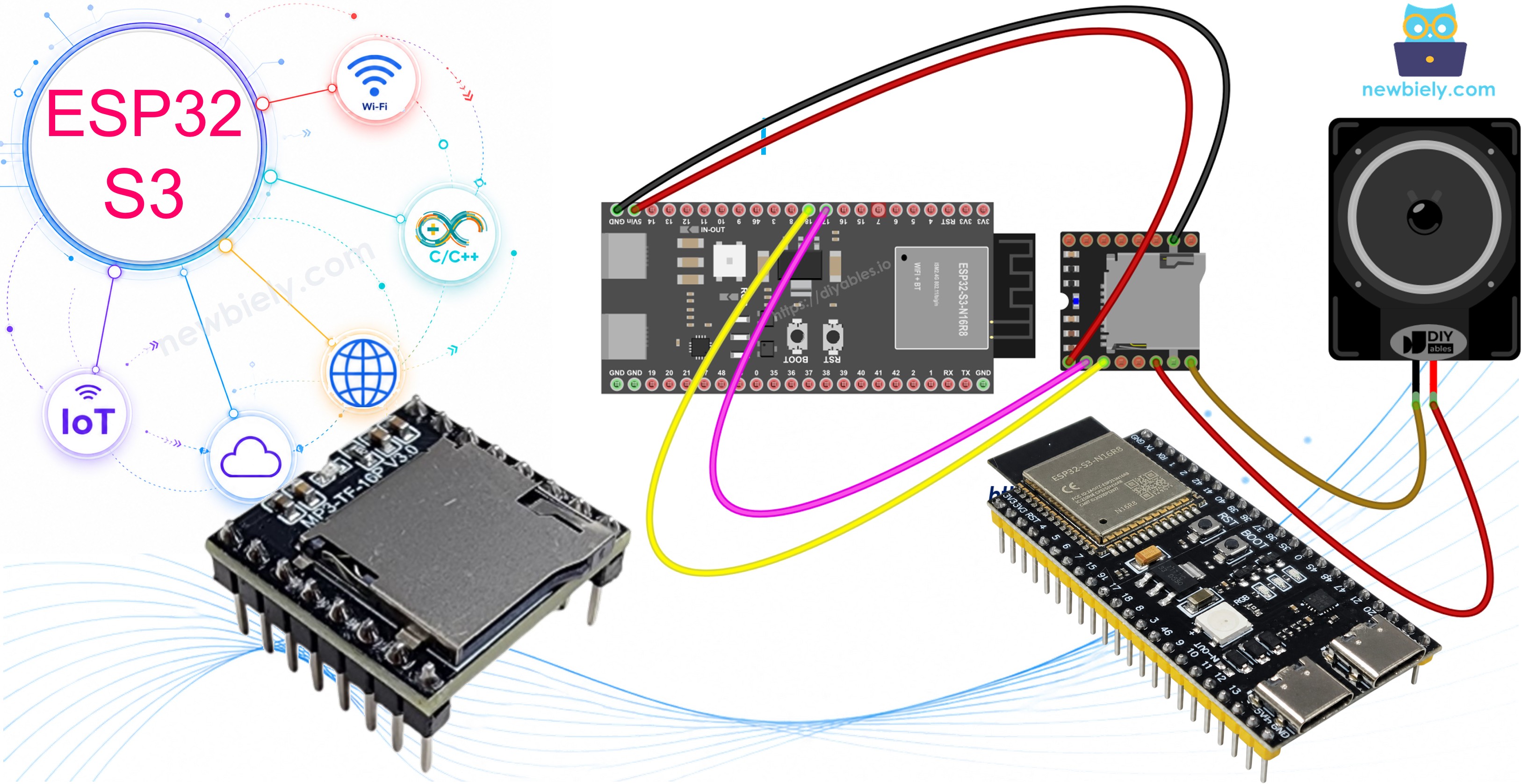 ESP32 S3 Mini-MP3-Player