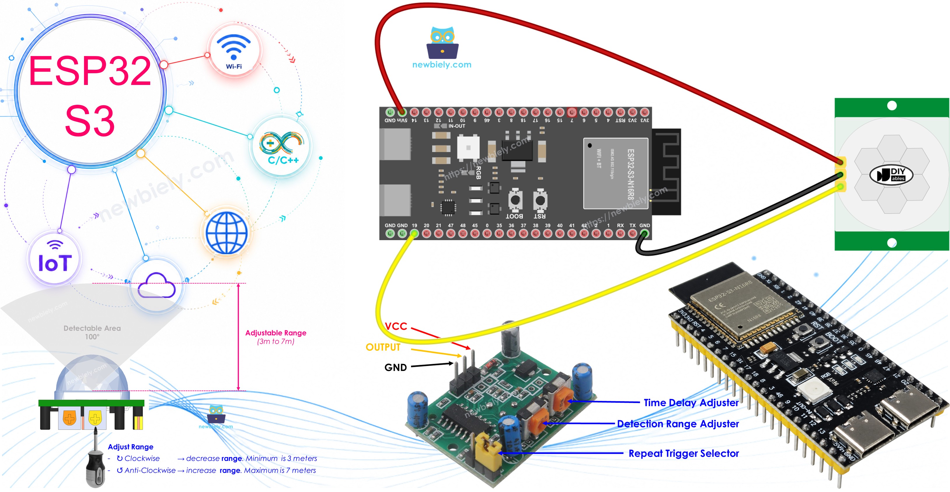 ESP32 S3 Bewegungssensor