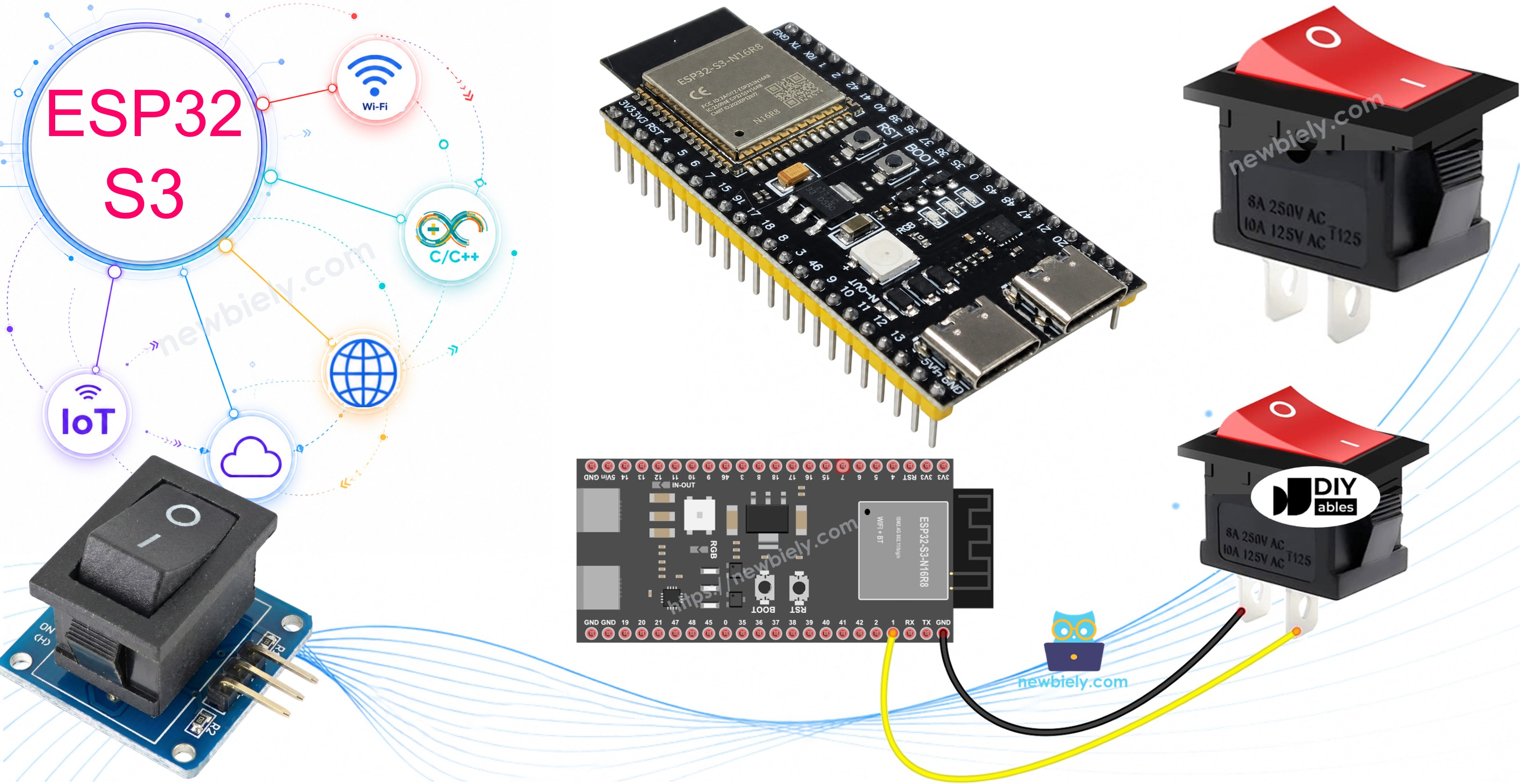 ESP32 S3 EIN/AUS-Schalter