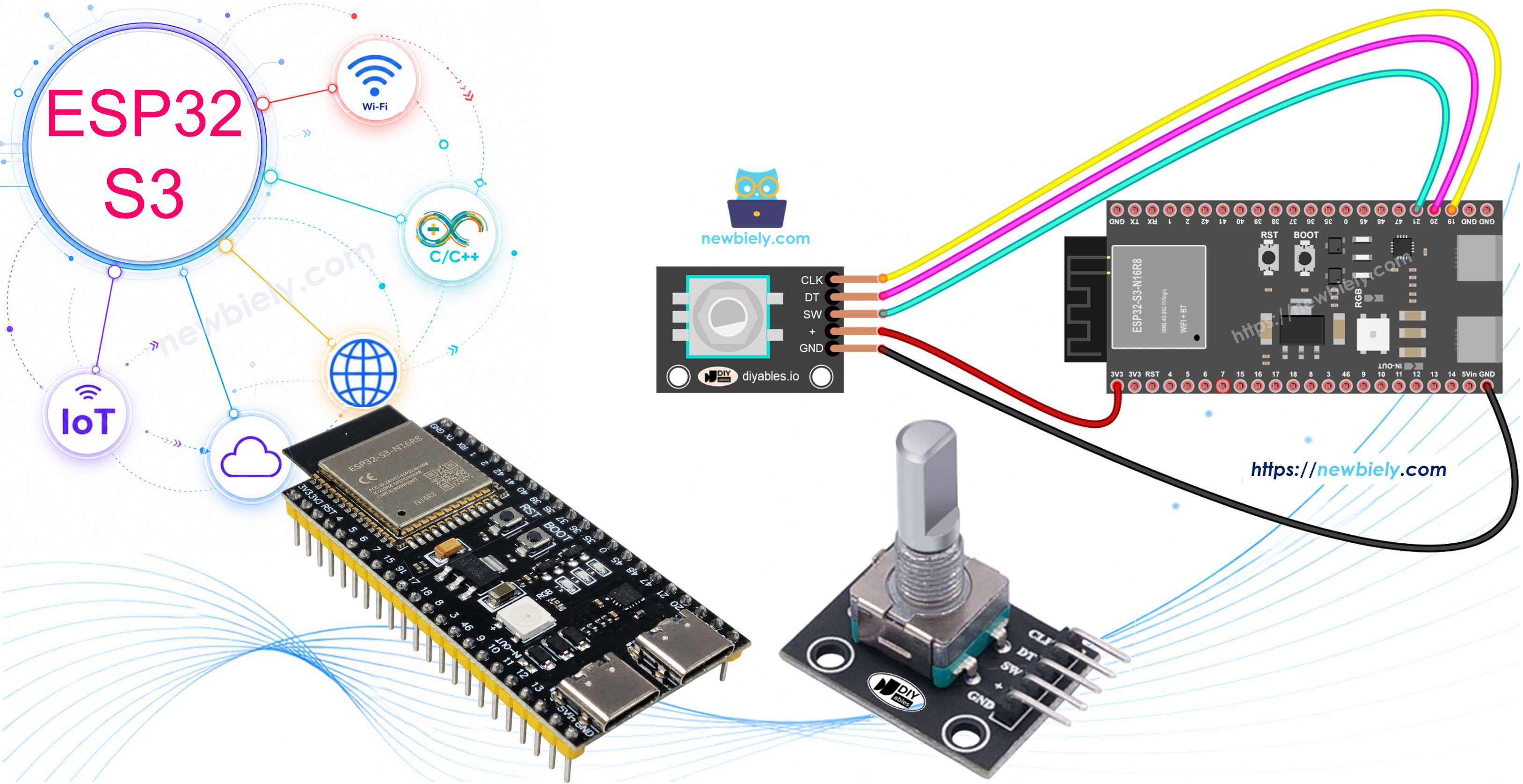 ESP32 S3 Drehgeber