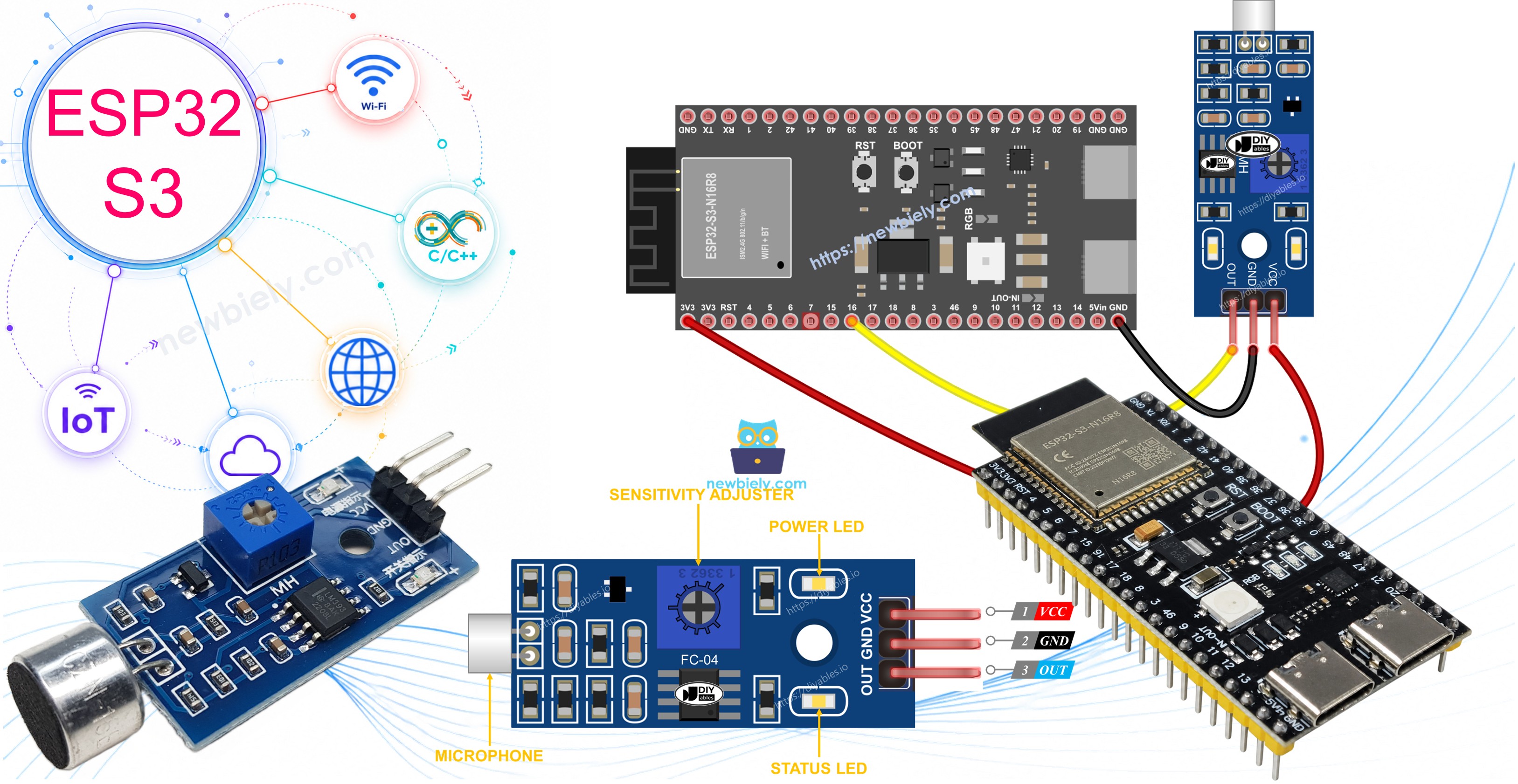 ESP32 S3 Schallsensor