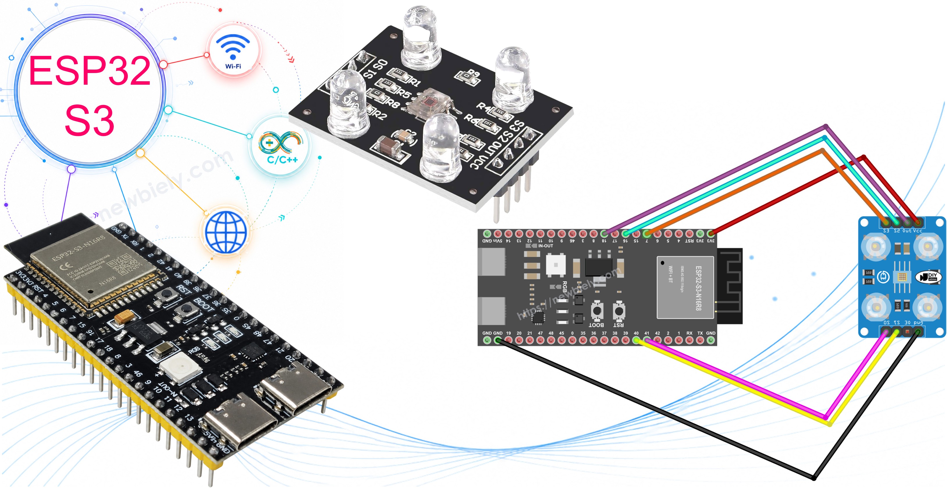 ESP32 S3 Farbsensor
