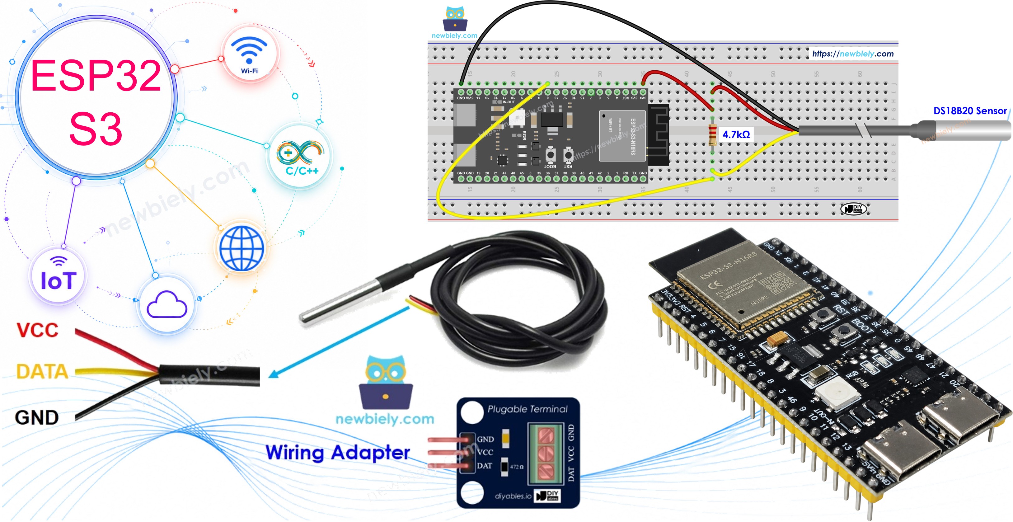 ESP32 S3 Temperatursensor