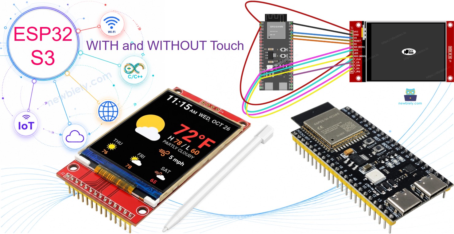 ESP32 S3 TFT-SPI-Display