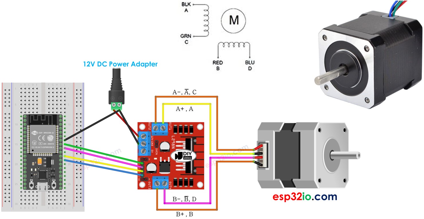 ESP32 Schrittmotor