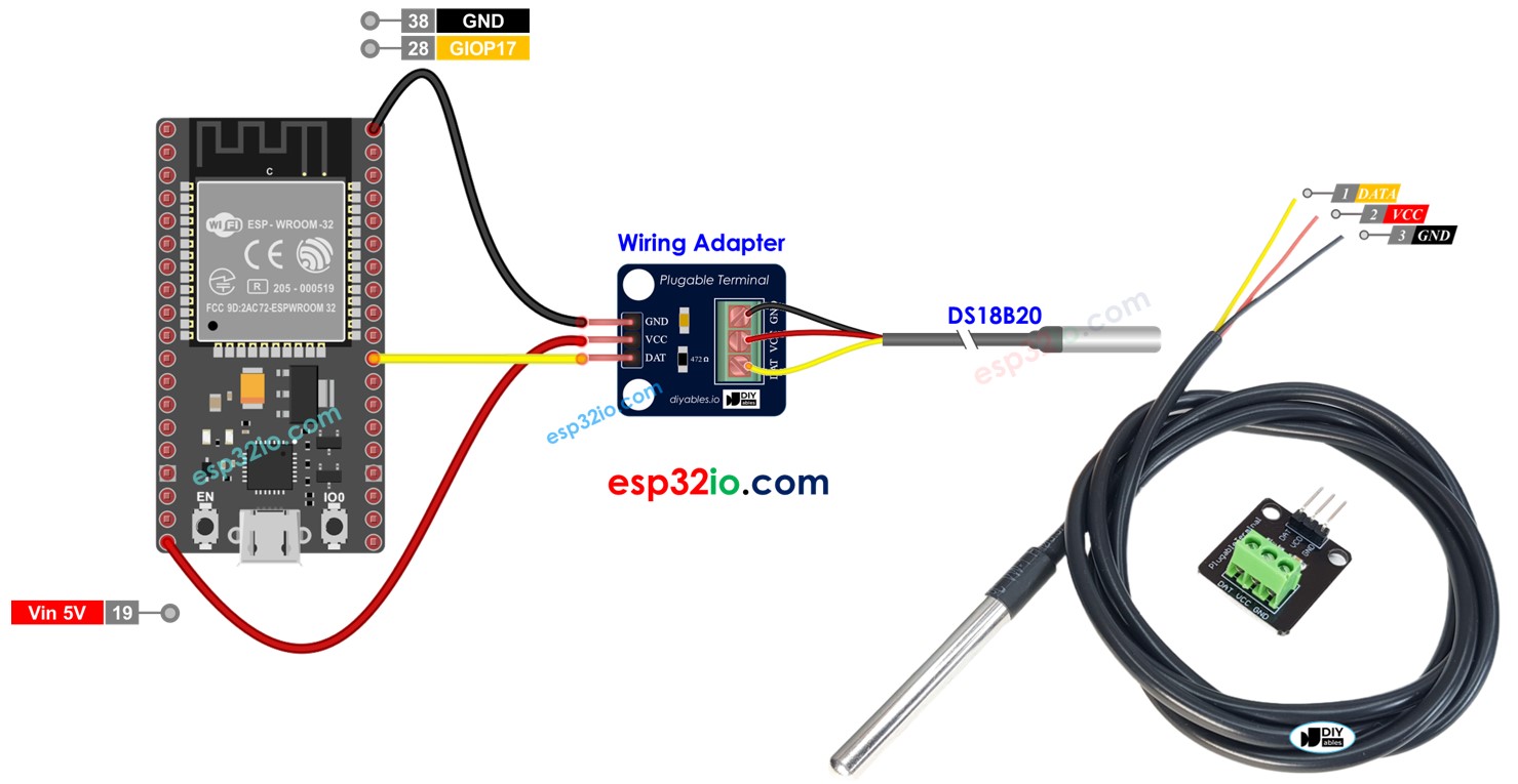 ESP32 Temperatursensor
